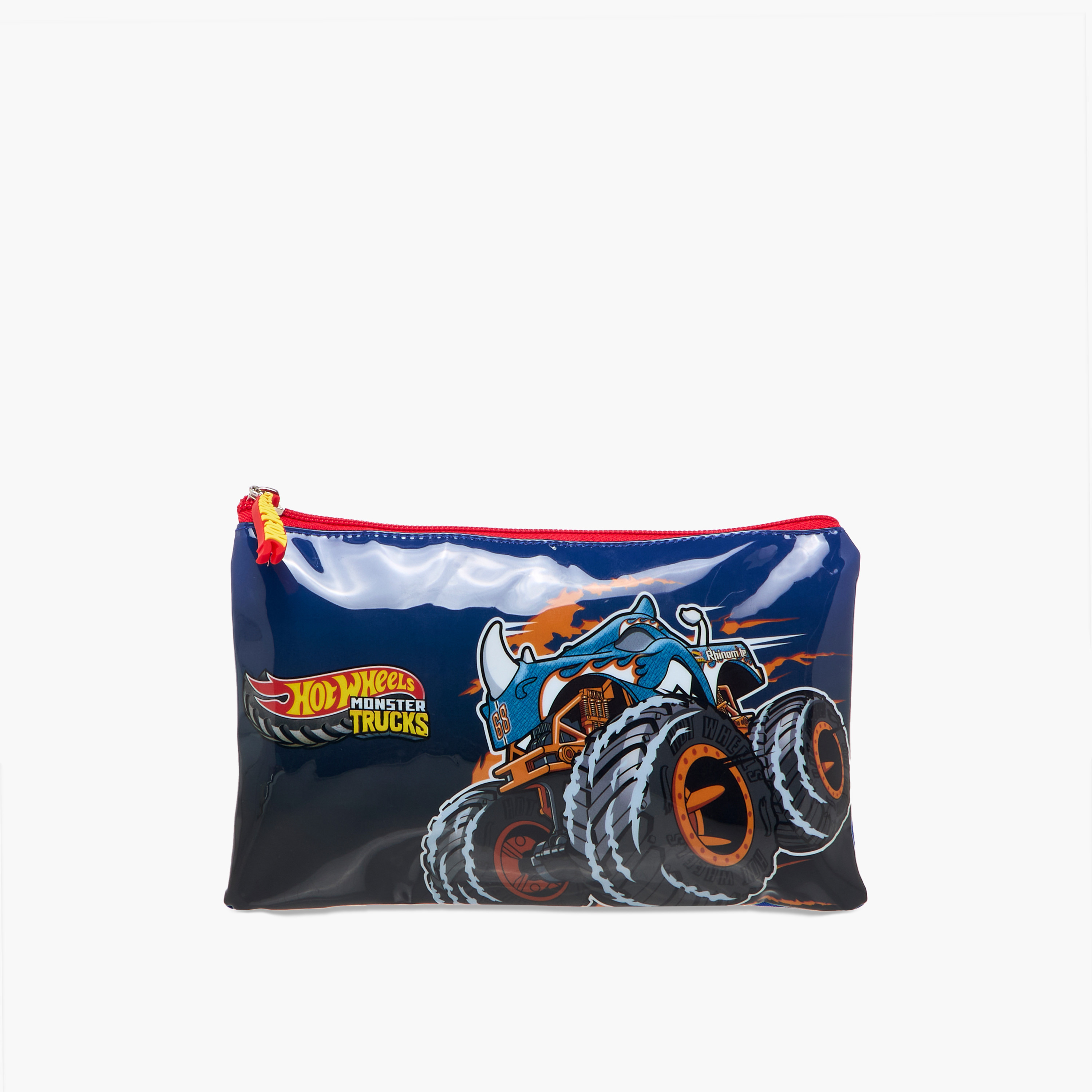 Hot Wheels 5-Piece Monster Truck Print Trolley Backpack Set - 16 inches-school-bagsandbackpacks-trolleybags-image-22
