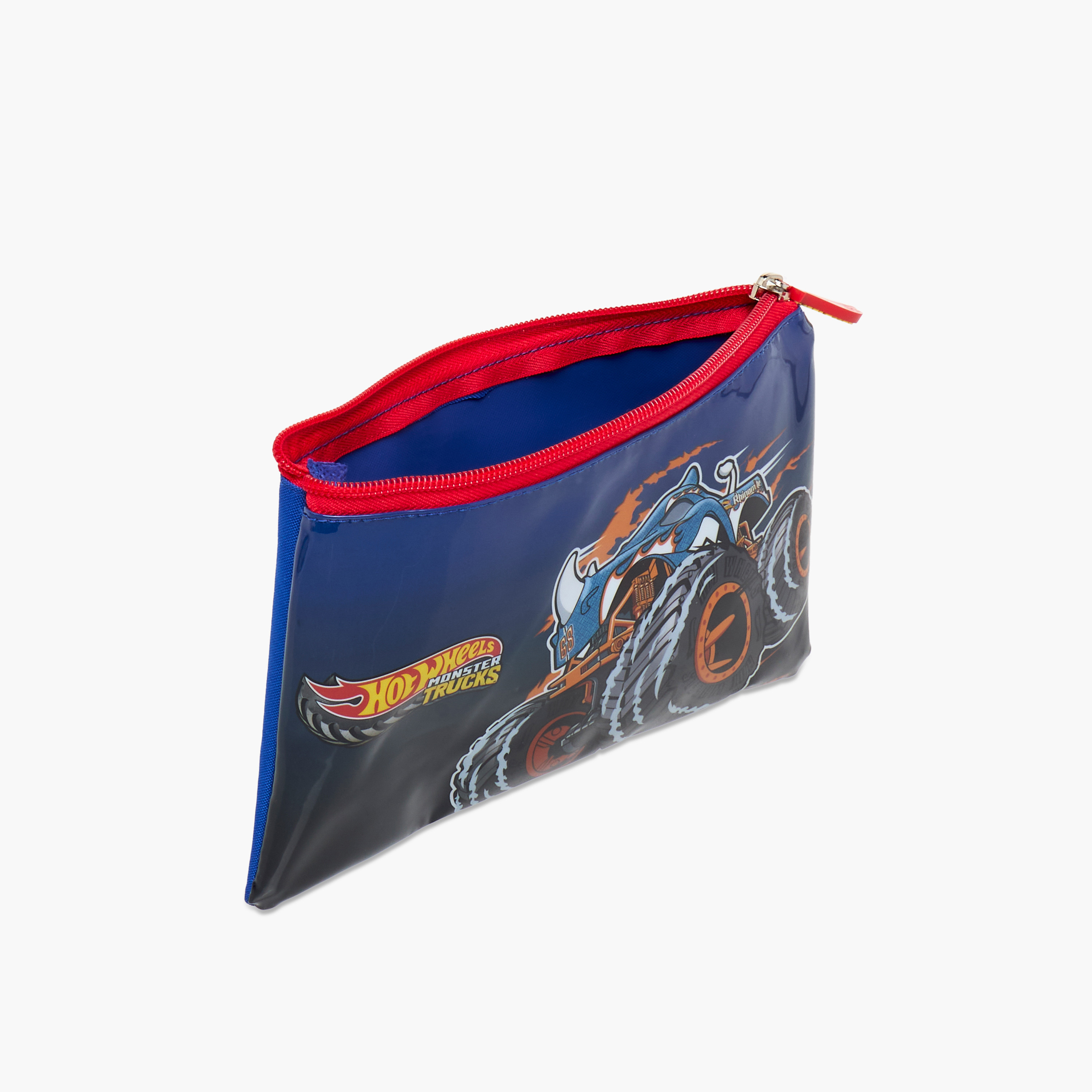 Hot Wheels 5-Piece Monster Truck Print Trolley Backpack Set - 16 inches-school-bagsandbackpacks-trolleybags-image-23
