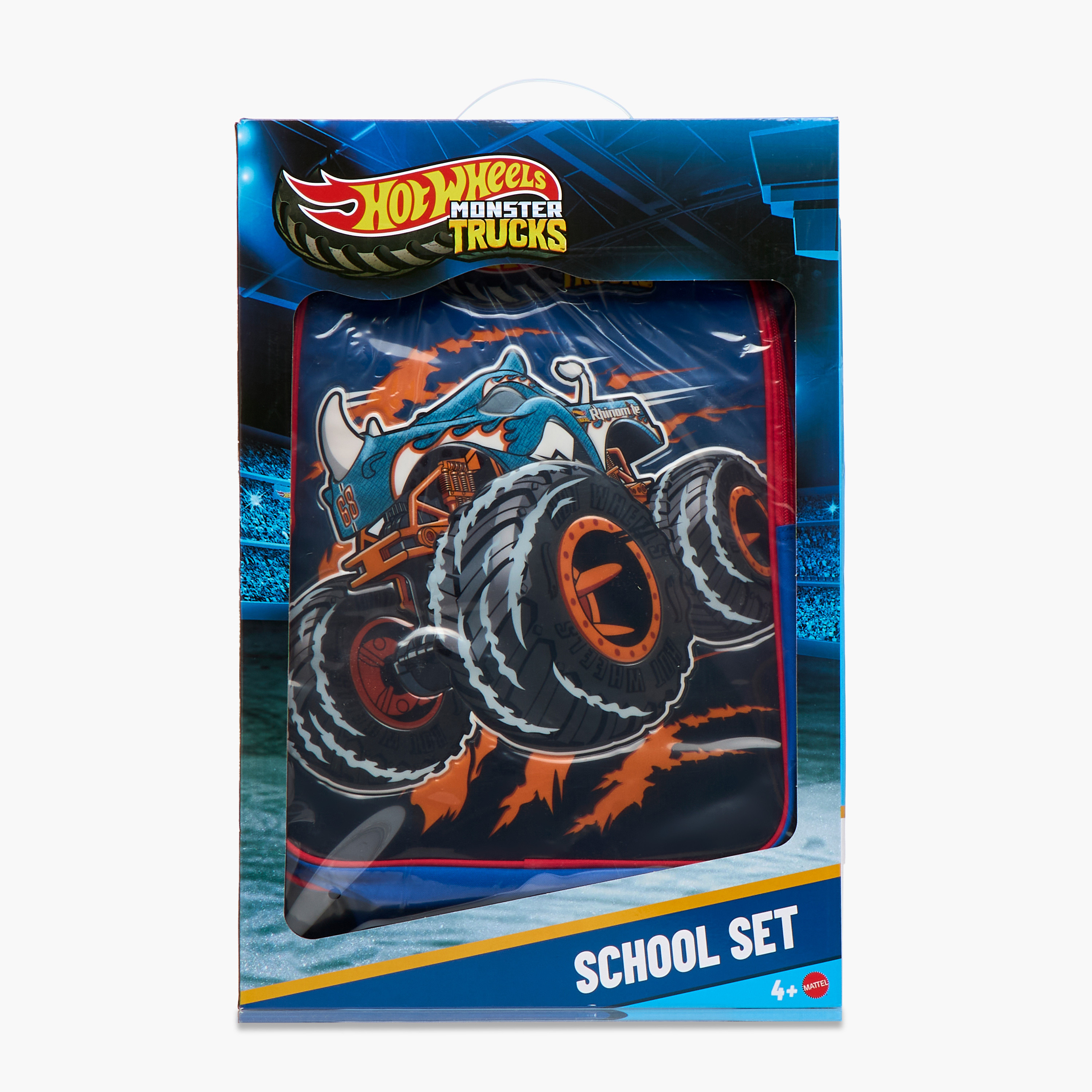 Hot Wheels 5-Piece Monster Truck Print Trolley Backpack Set - 16 inches-school-bagsandbackpacks-trolleybags-image-30