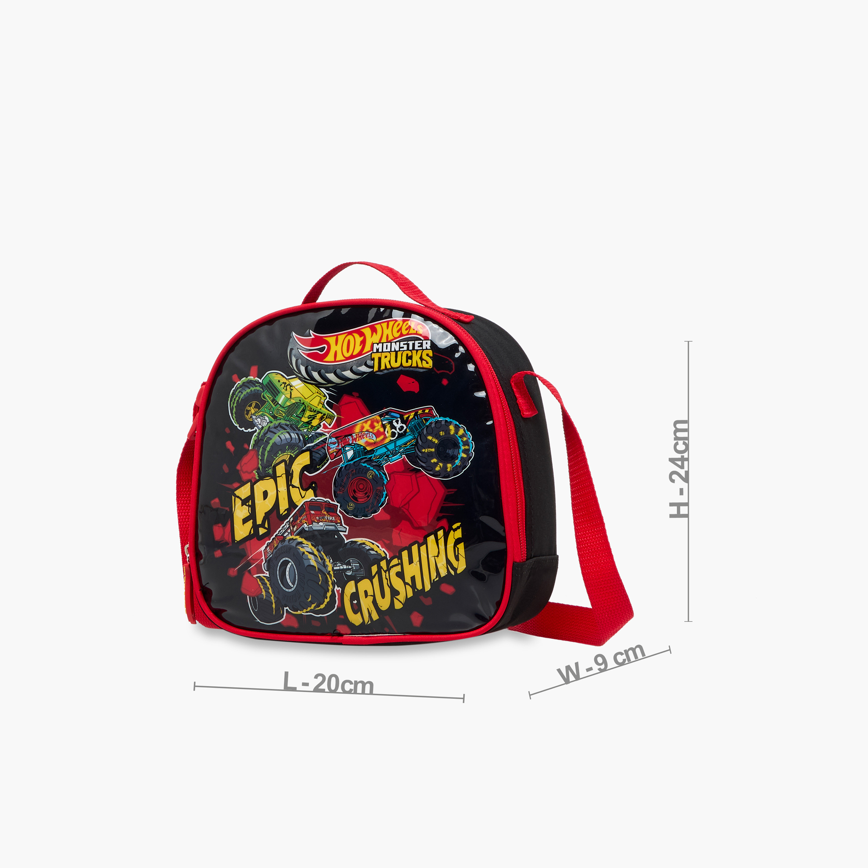Hot Wheels 5-Piece Monster Truck Print Backpack Set - 16 inches-school-bagsandbackpacks-sets-image-16