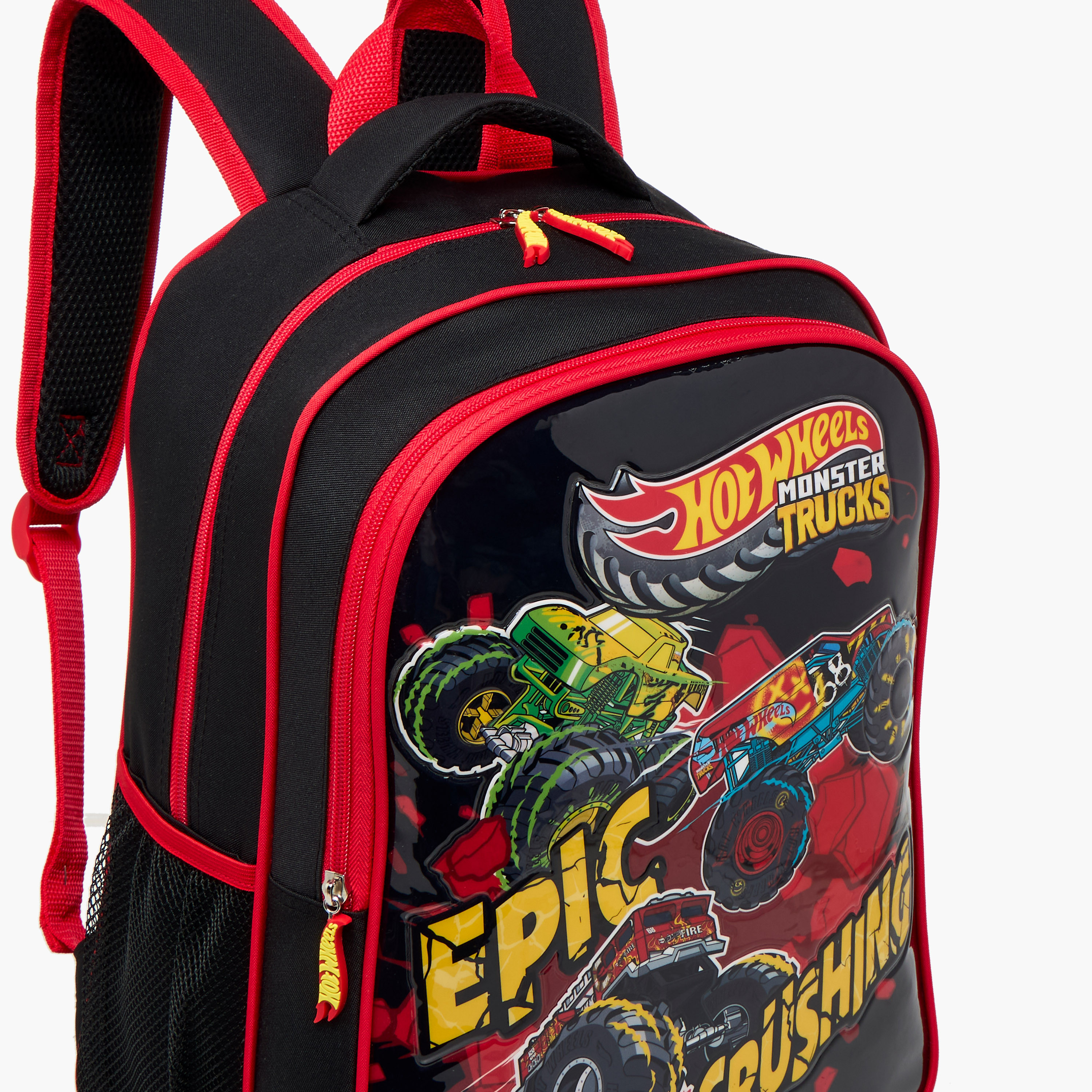 طقم شنطة ظهر 5 قطع بطبعات من هوت ويلز - 16 بوصة-school-bagsandbackpacks-sets-image-1