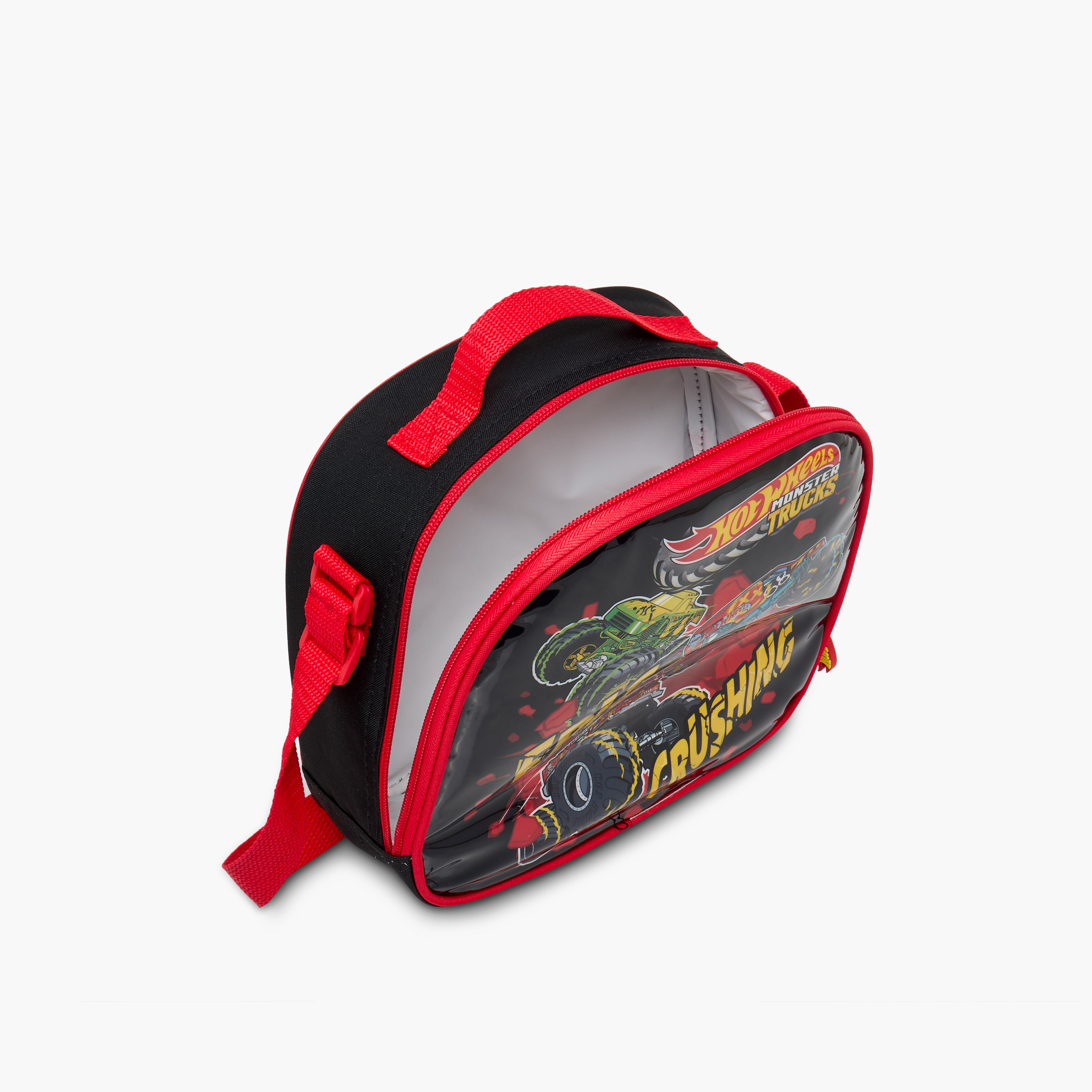 Hot Wheels 5-Piece Monster Truck Print Trolley Backpack Set - 16 inches-school-bagsandbackpacks-trolleybags-image-21