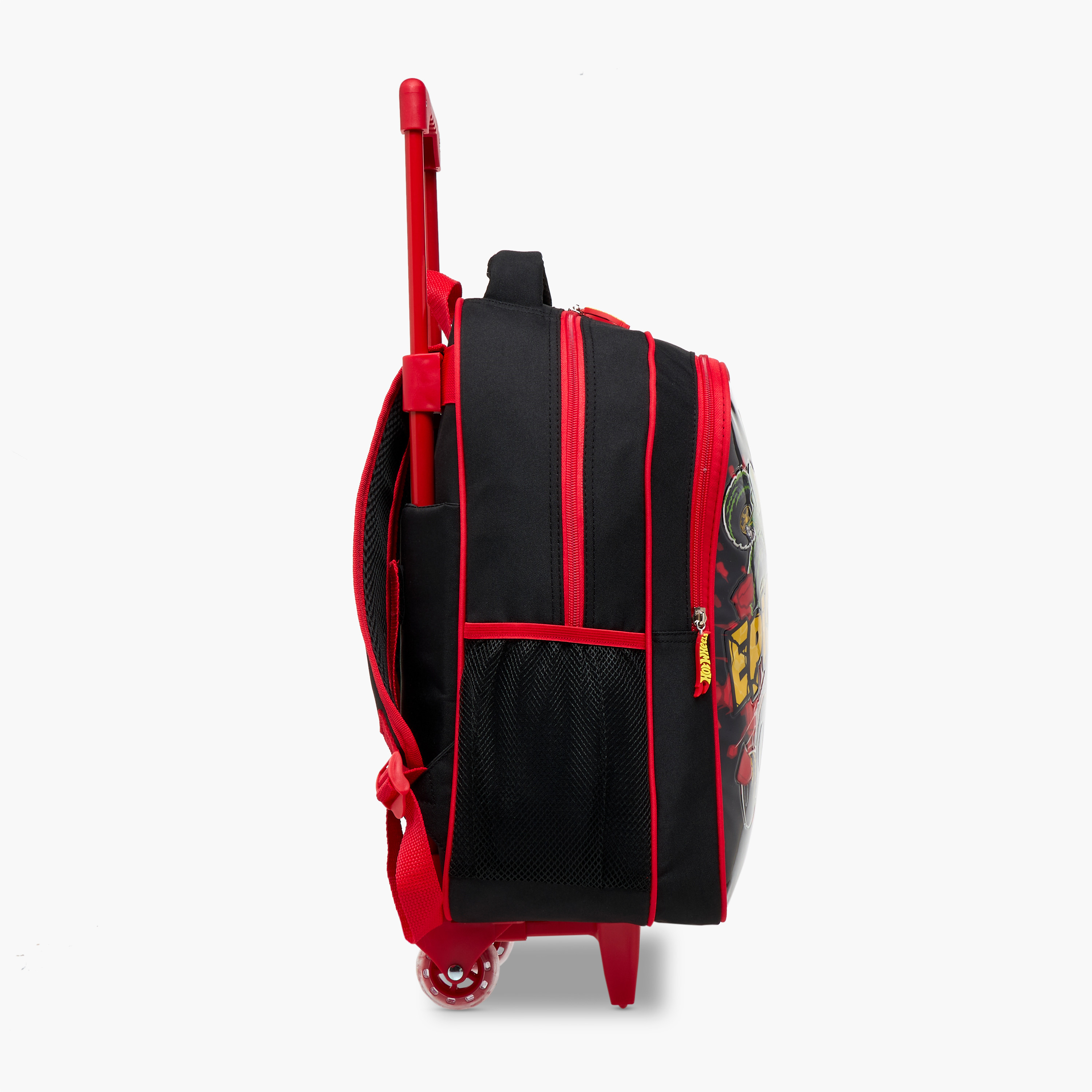 طقم شنطة ترولي 5 قطع بطبعات شاحنات الوحش من هوت ويلز – 16 بوصة-school-bagsandbackpacks-trolleybags-image-5