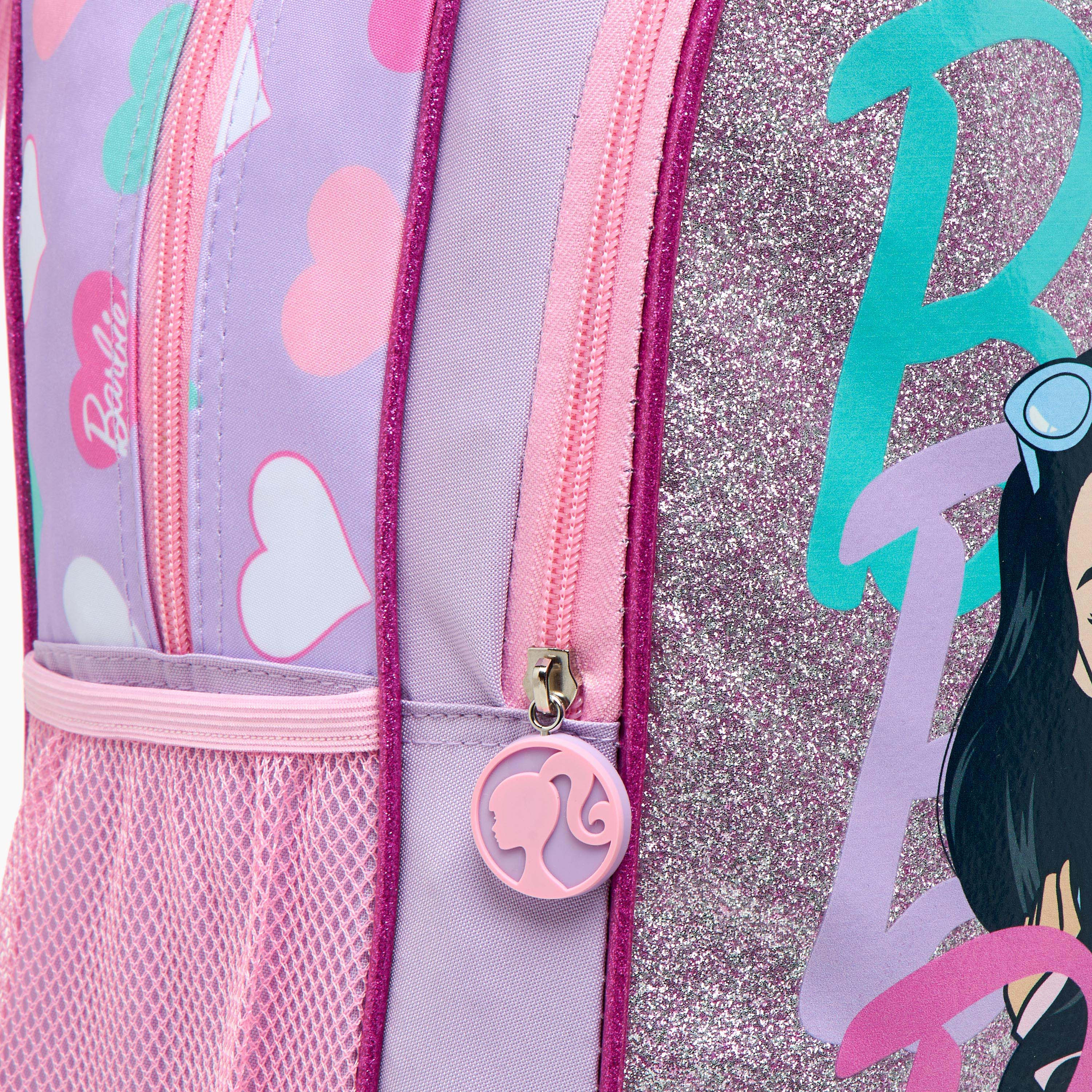 Barbie 5-Piece Printed Backpack Set - 16 inches-school-bagsandbackpacks-sets-image-12