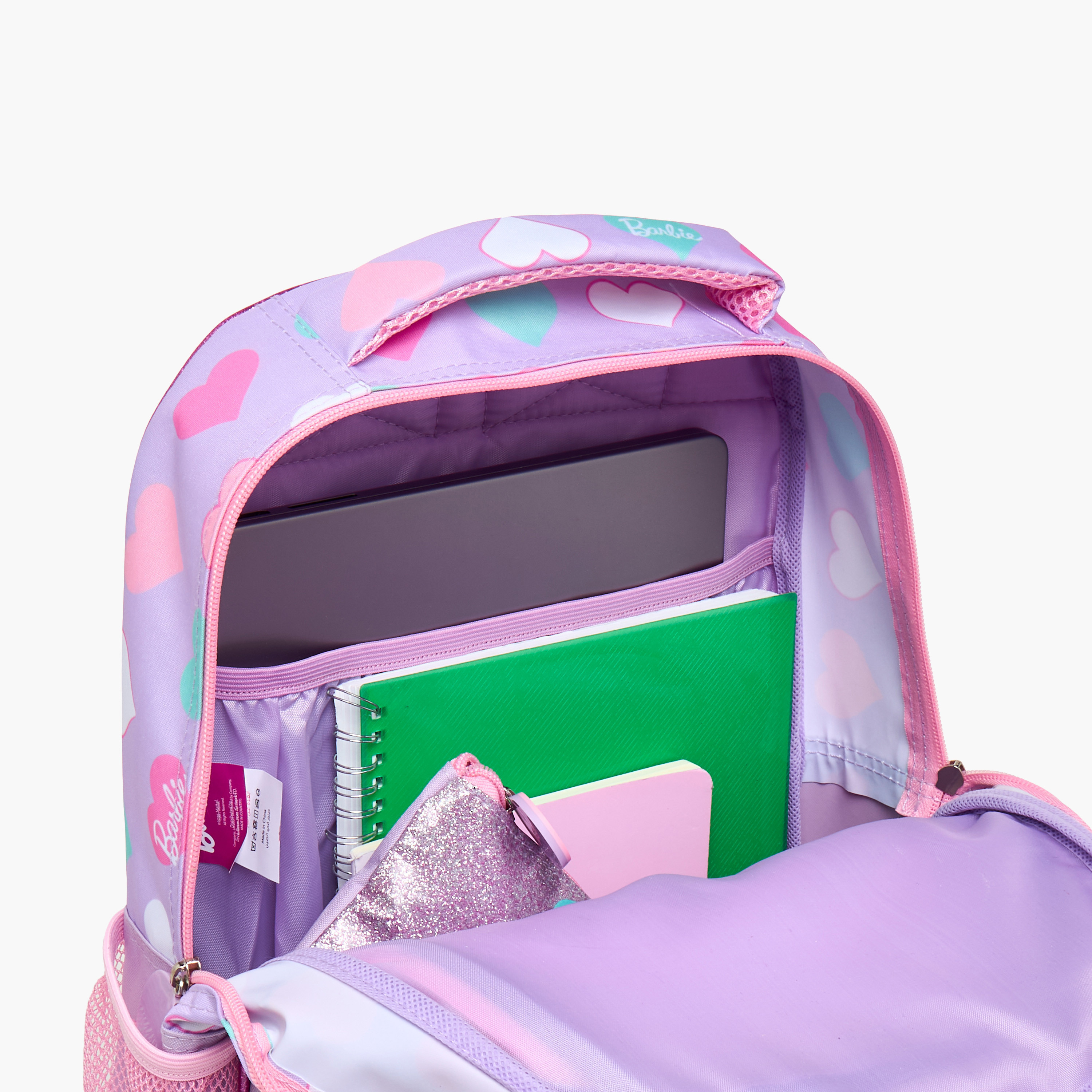 Barbie 5-Piece Printed Backpack Set - 16 inches-school-bagsandbackpacks-sets-image-14