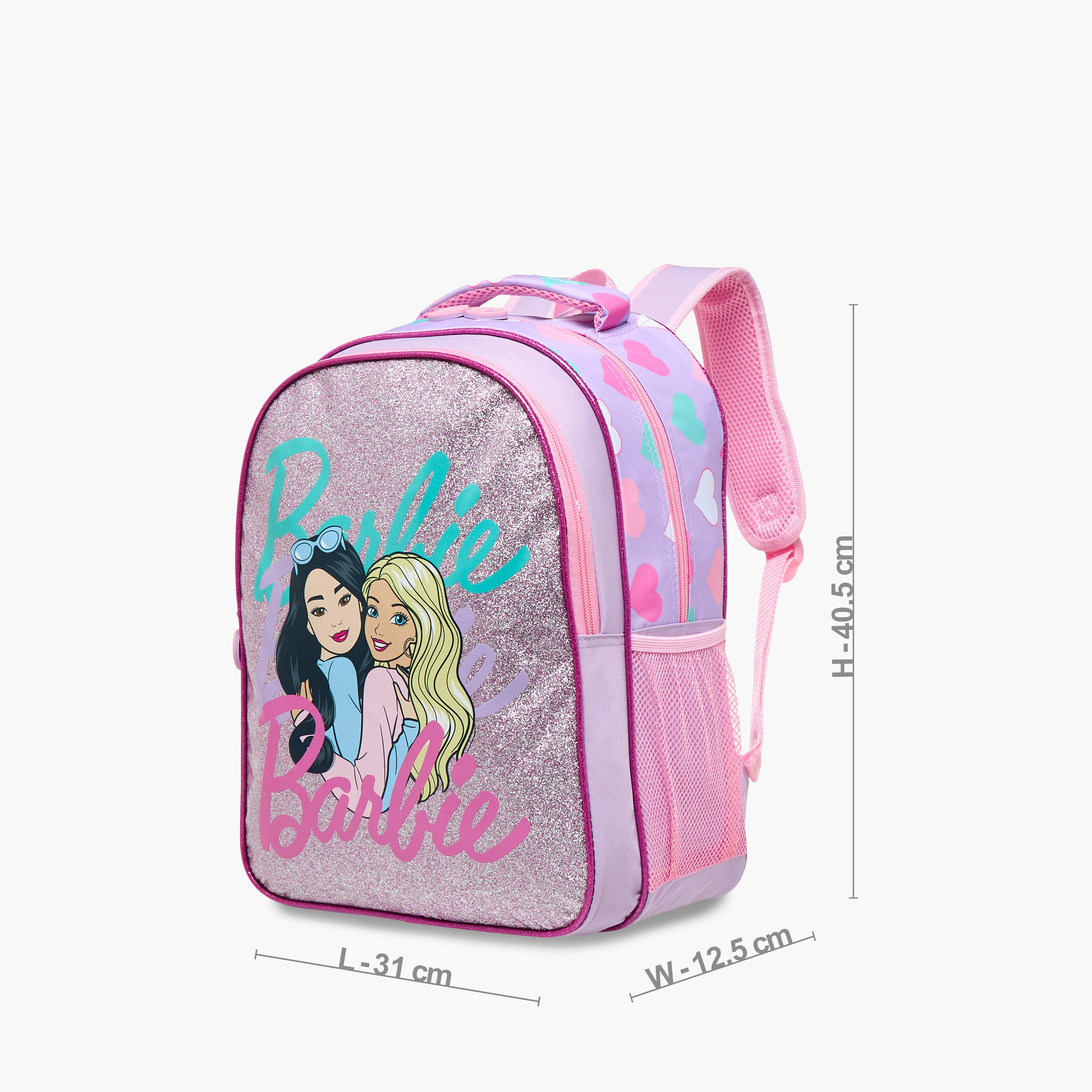Barbie 5-Piece Printed Backpack Set - 16 inches-school-bagsandbackpacks-sets-image-5