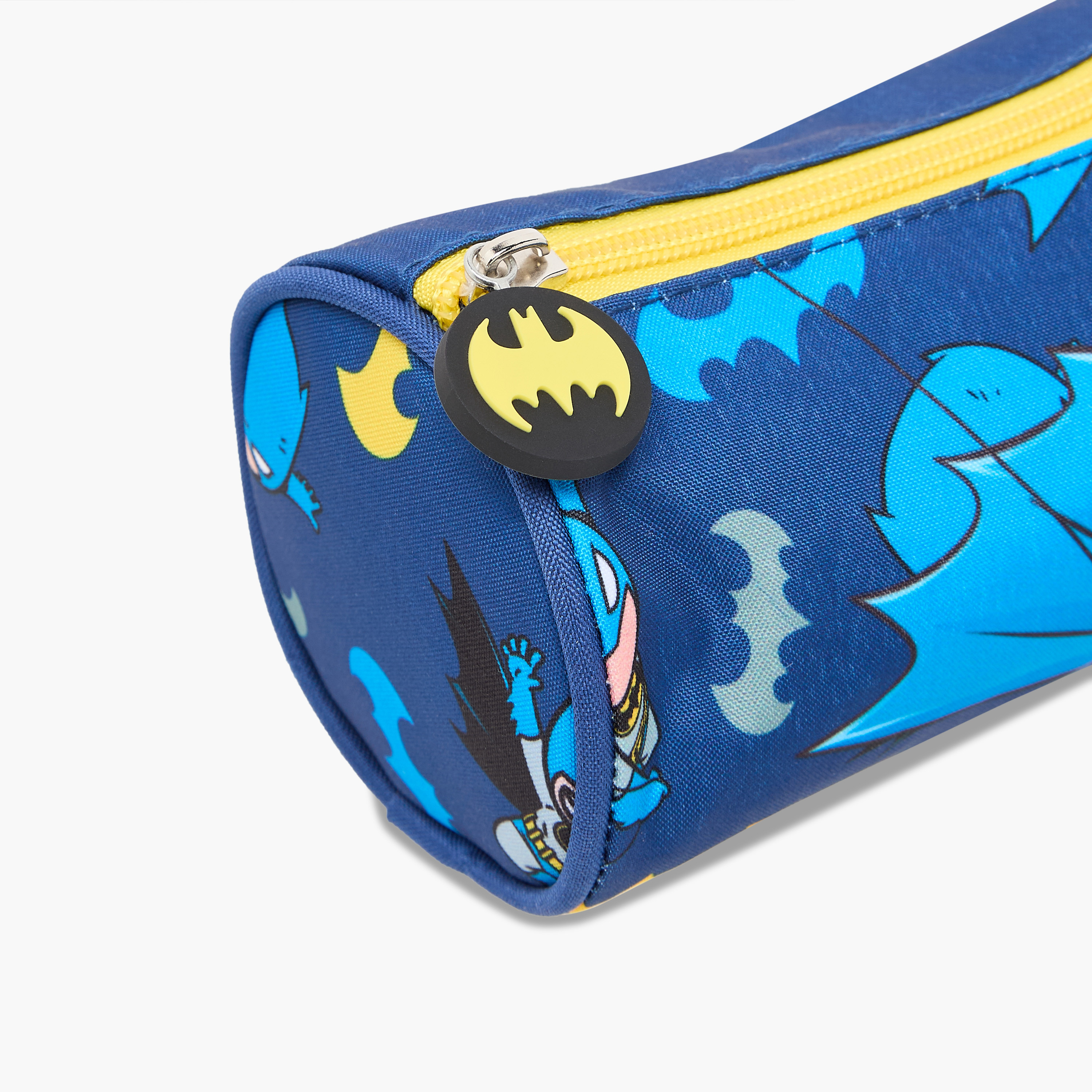 مقلمة بطبعات باتمان مع سحّاب إغلاق-school-stationery-pencilcases-image-5
