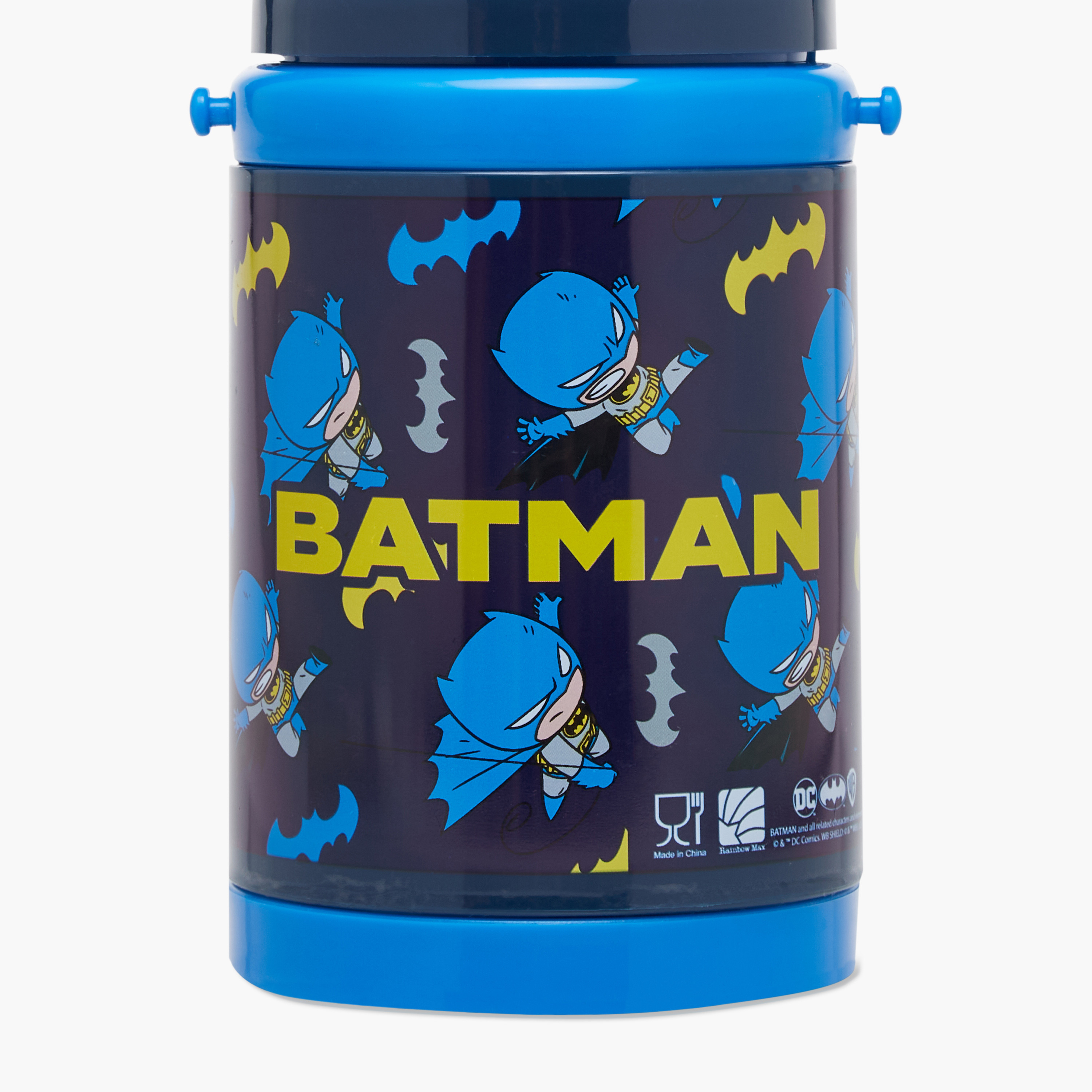 Batman Plastic Water Bottle with Flap – 500 ml-school-waterbottles-image-7