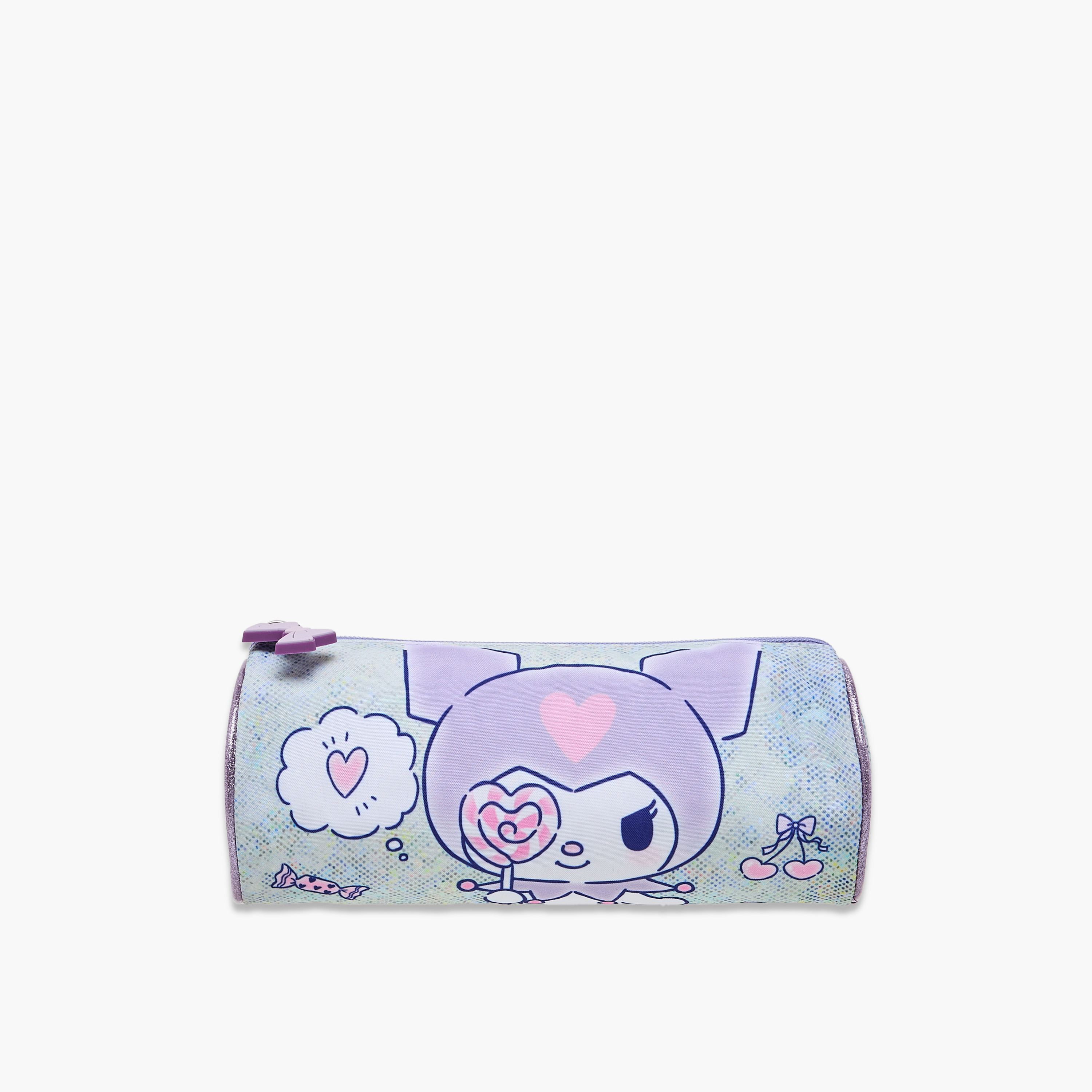 مقلمة بطبعات هالو كيتي مع سحّاب إغلاق-school-stationery-pencilcases-image-1