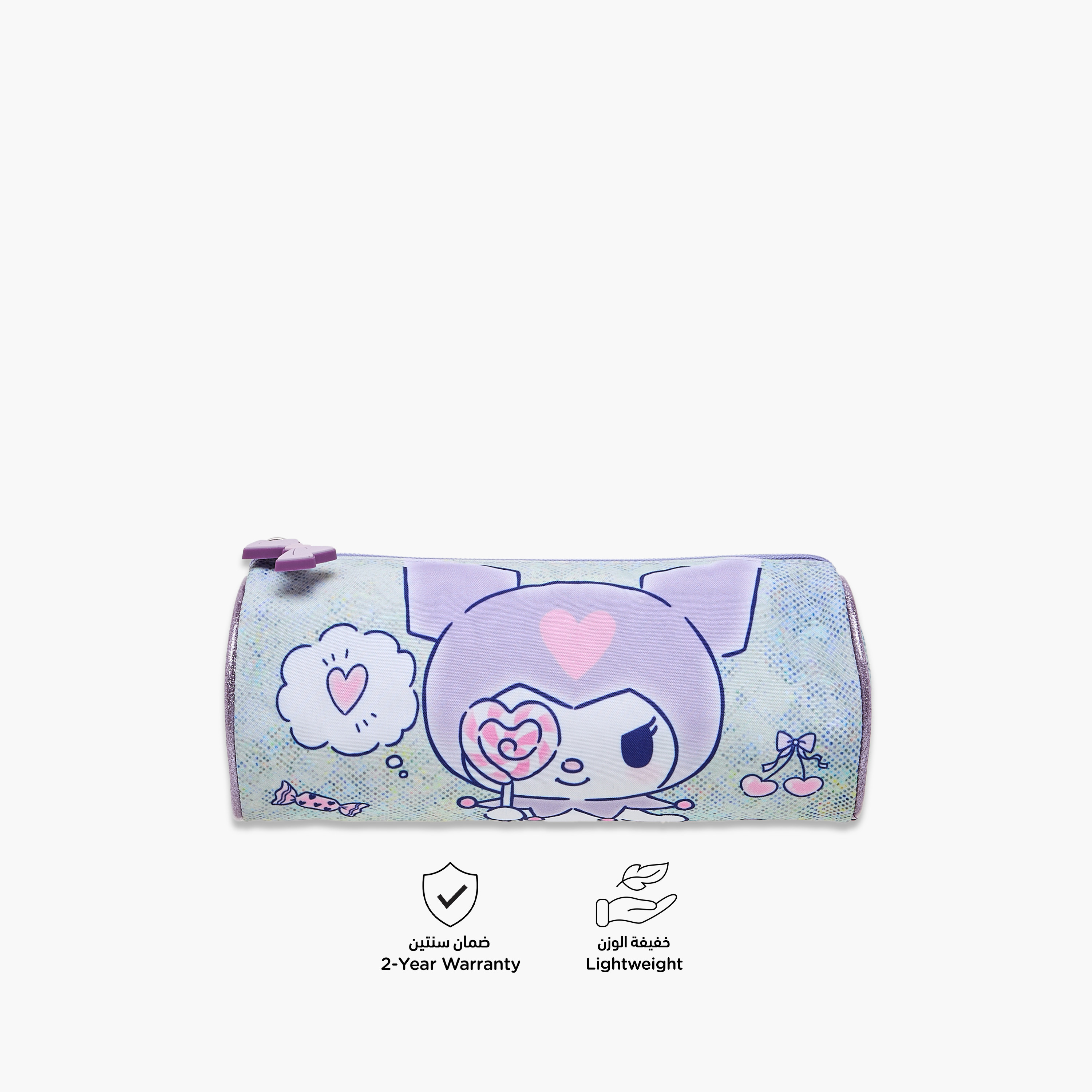 مقلمة بطبعات هالو كيتي مع سحّاب إغلاق-school-stationery-pencilcases-image-4