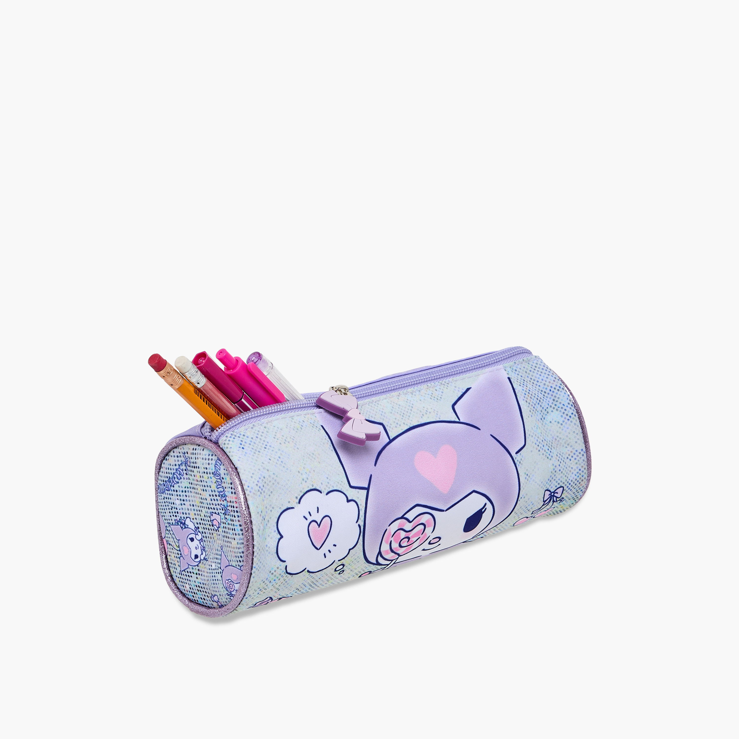 مقلمة بطبعات هالو كيتي مع سحّاب إغلاق-school-stationery-pencilcases-image-5