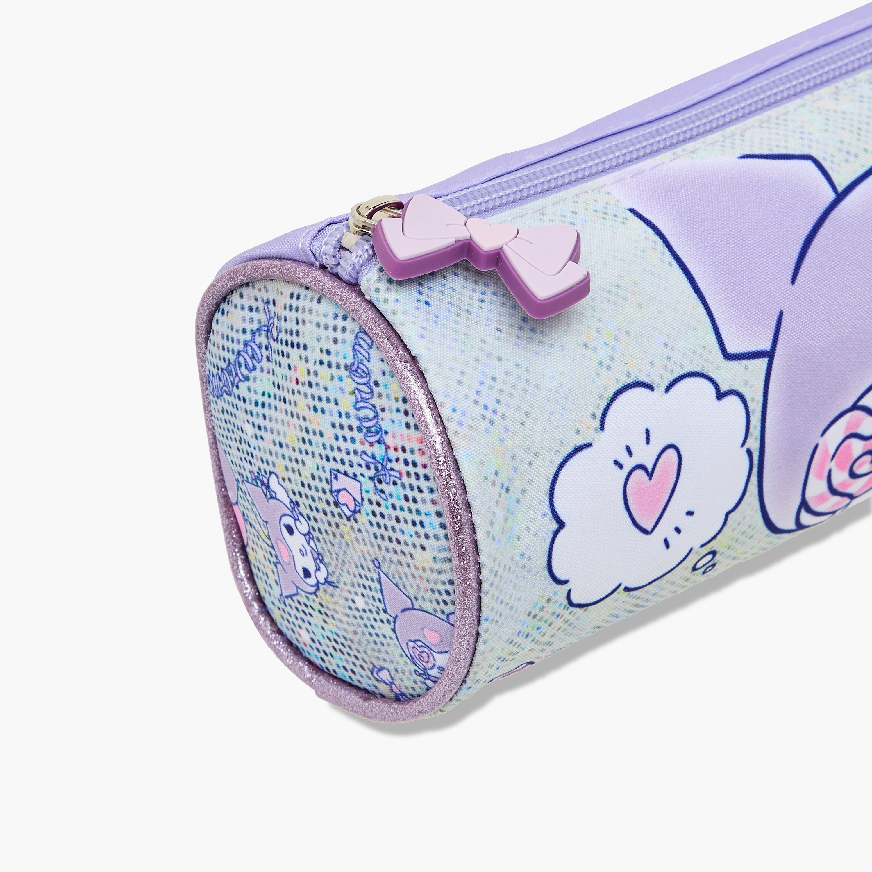 مقلمة بطبعات هالو كيتي مع سحّاب إغلاق-school-stationery-pencilcases-image-6