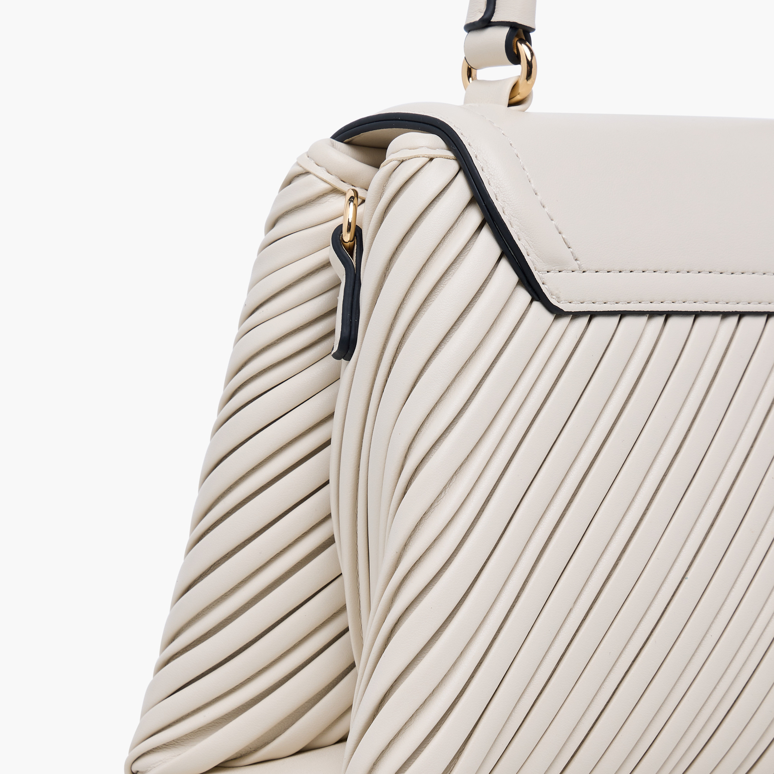 Celeste Pleated Satchel Bag with Grab Handle and Button Closure-women-bagsandwallets-handbags-image-7