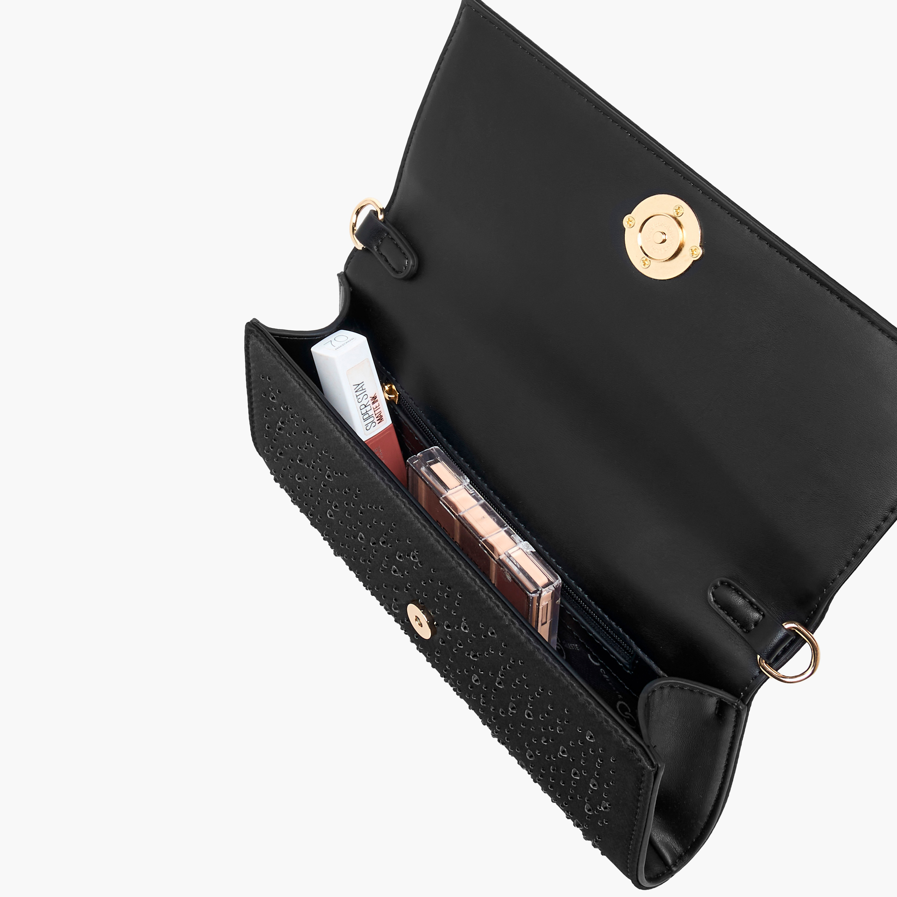 شنطة كروس بودي مزينة بحزام سلسلة وزر إغلاق من سيليست-women-bagsandwallets-handbags-image-8