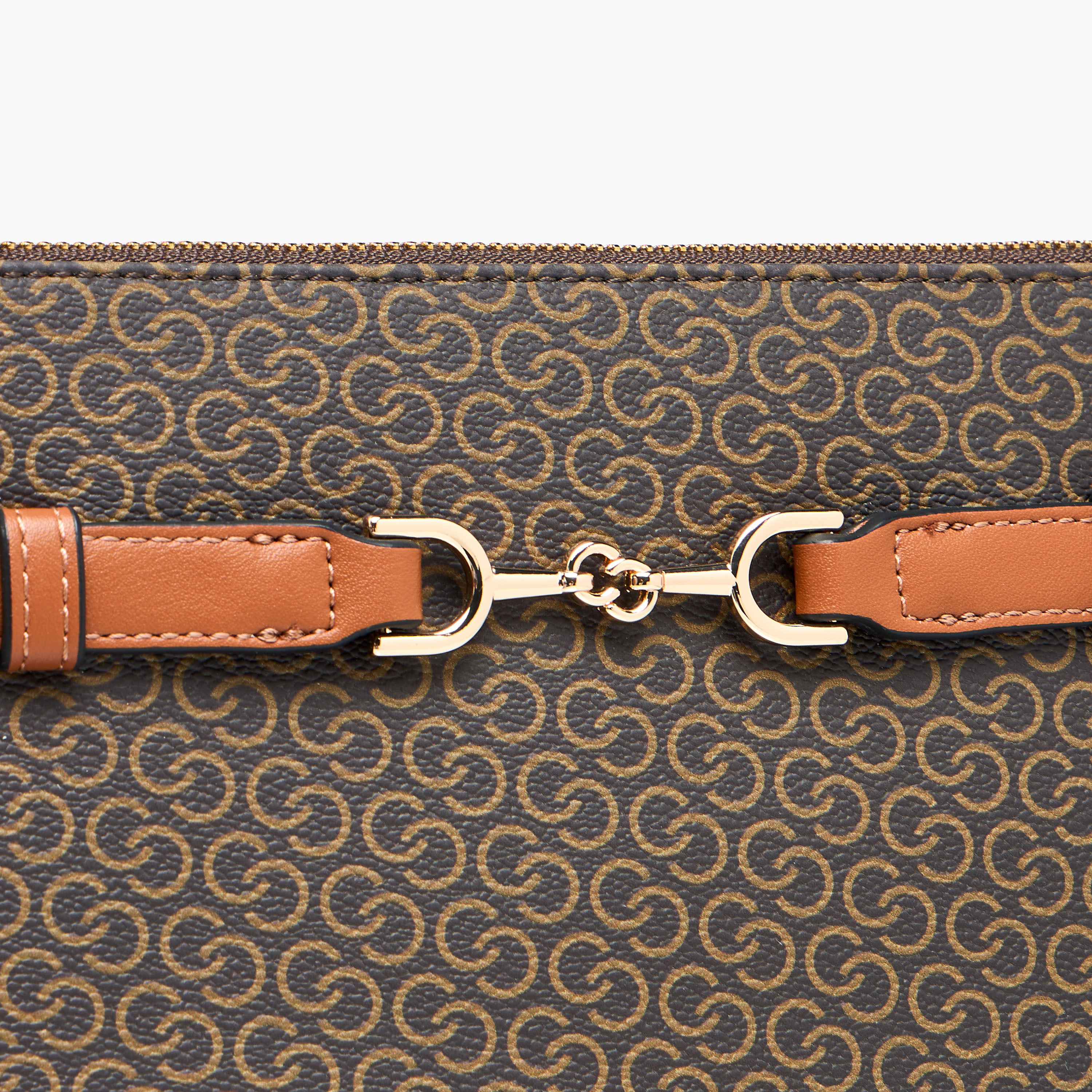 Celeste Monogram Print Clutch with Zip Closure-women-bagsandwallets-handbags-image-4