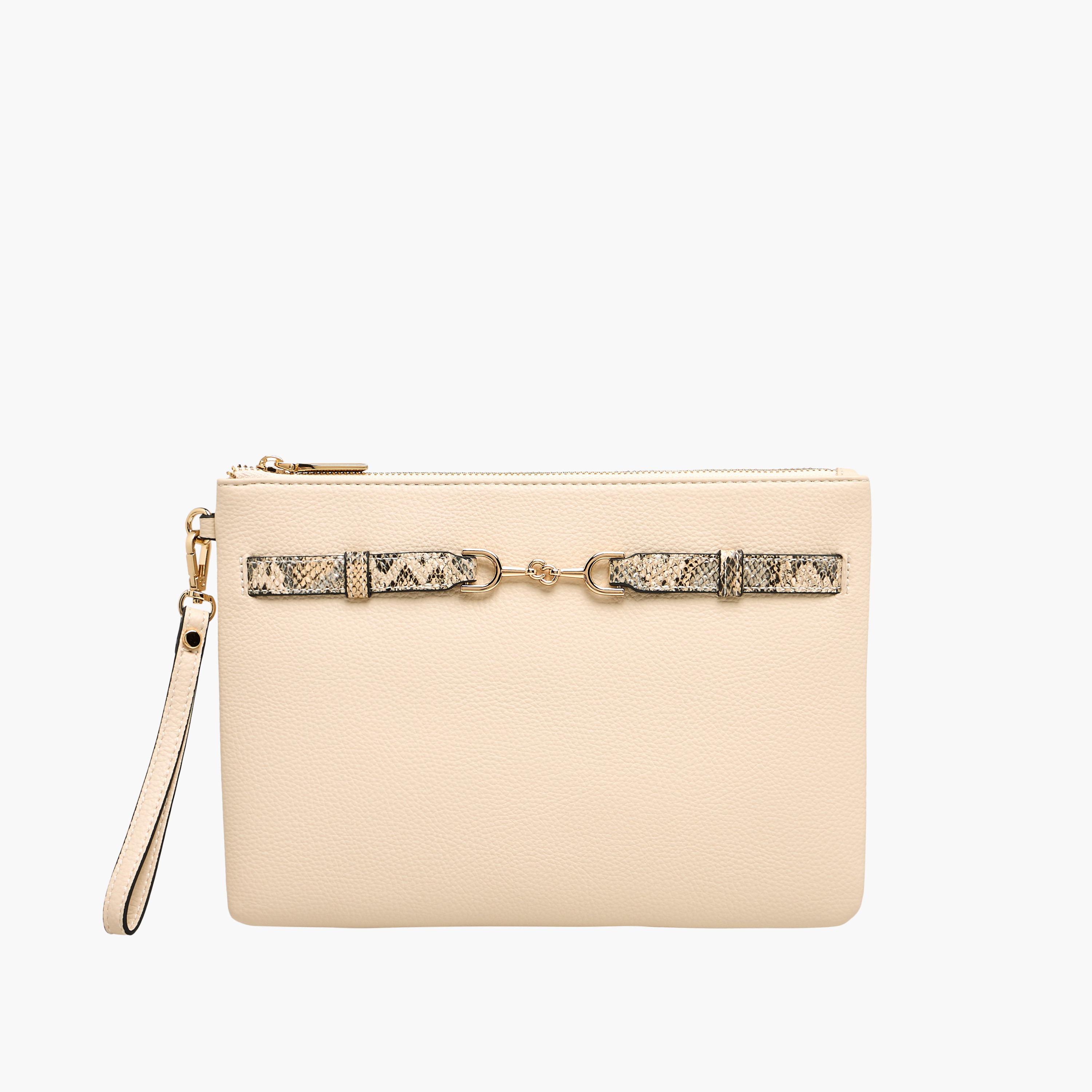 Celeste Textured Clutch with Zip Closure-women-bagsandwallets-handbags-image-1