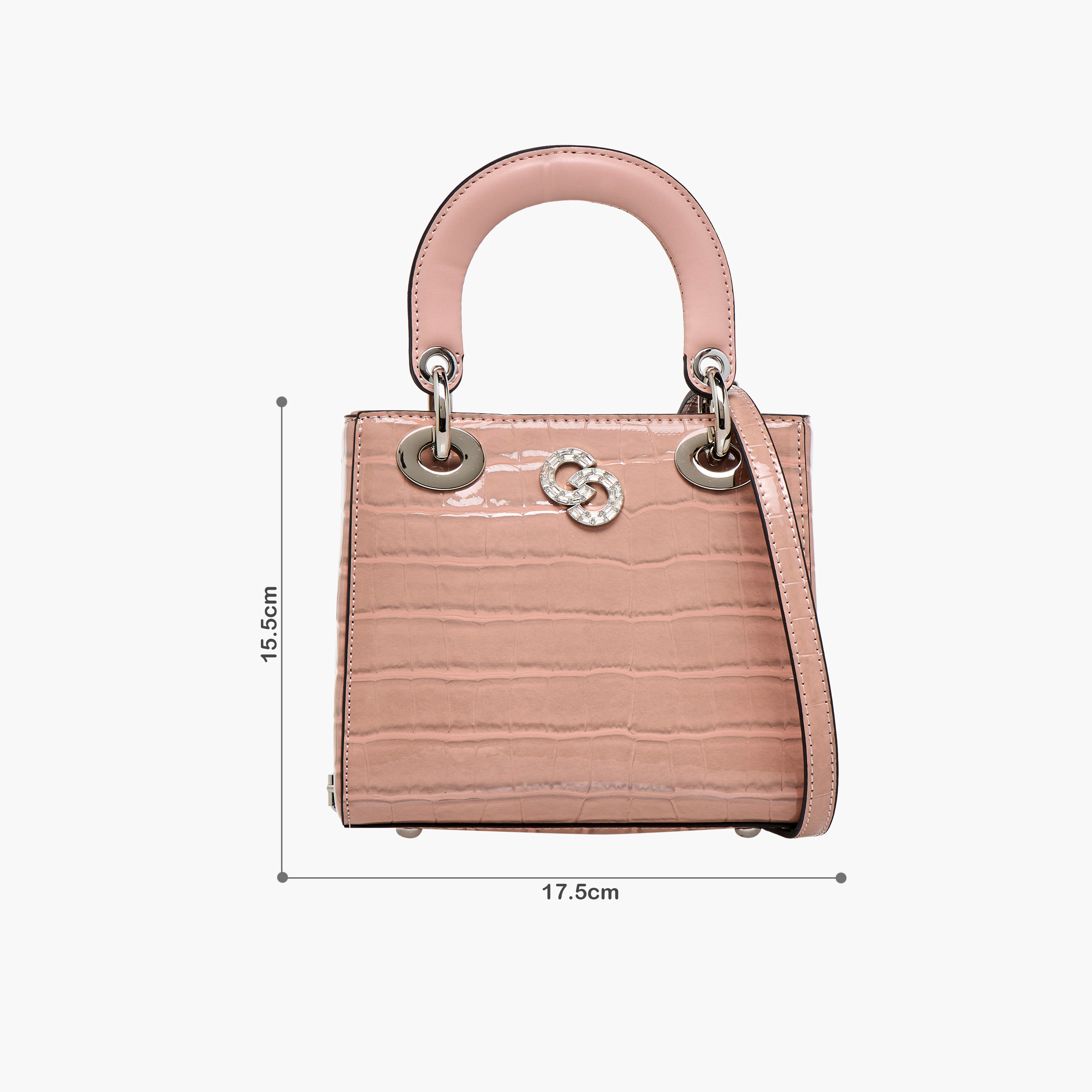 Celeste Textured Tote Bag with Detachable Strap and Button Closure-women-bagsandwallets-handbags-image-2