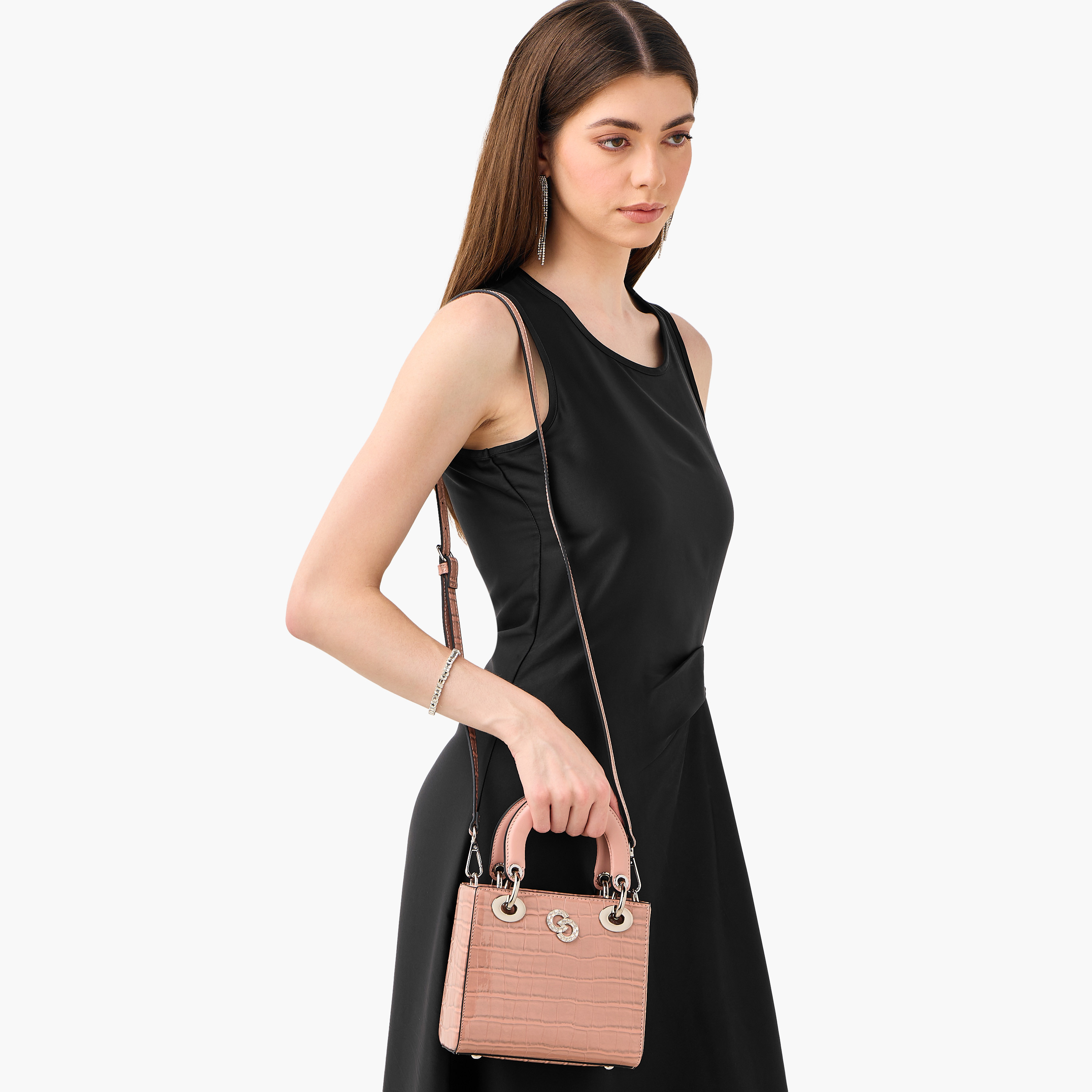 Celeste Textured Tote Bag with Detachable Strap and Button Closure-women-bagsandwallets-handbags-image-3