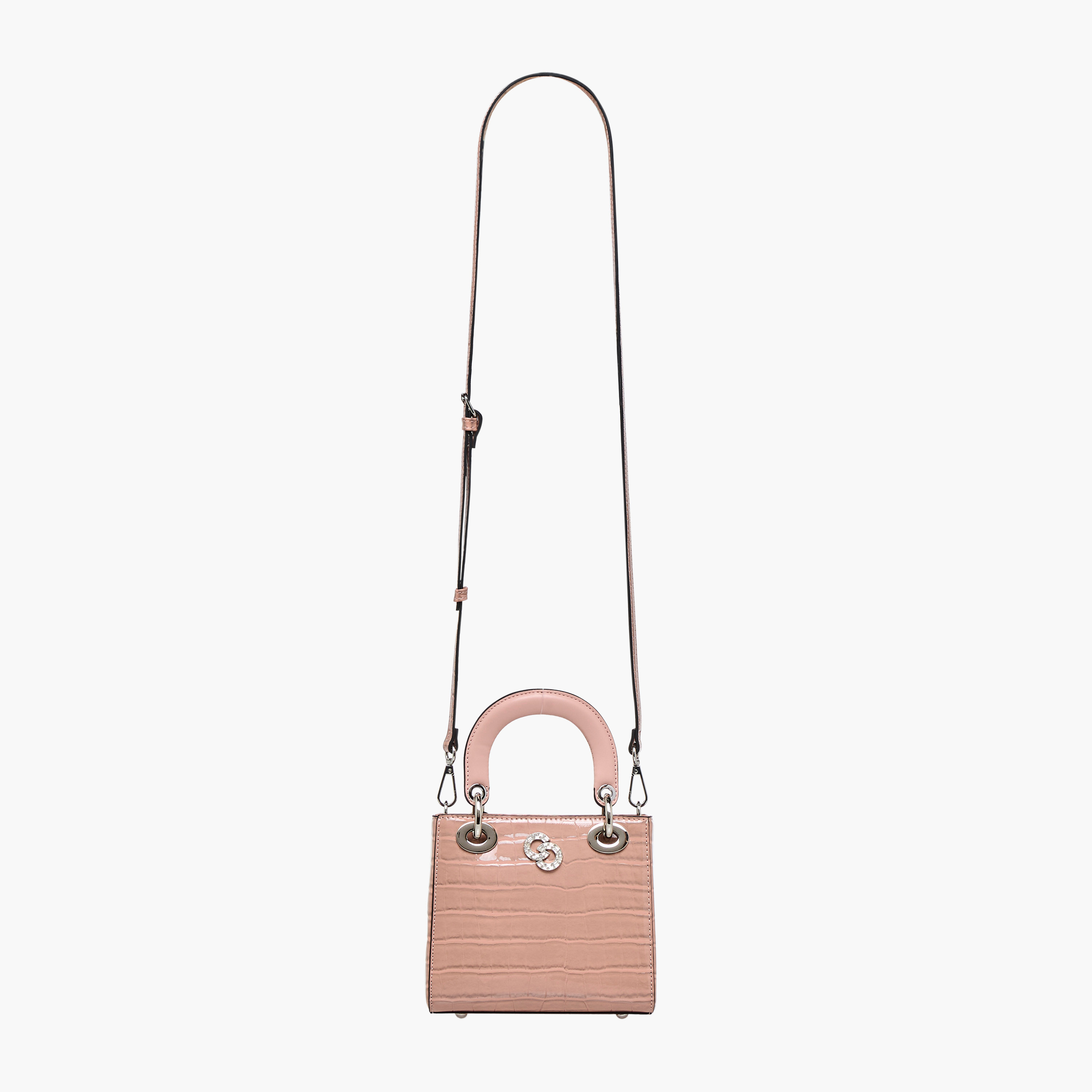 Celeste Textured Tote Bag with Detachable Strap and Button Closure-women-bagsandwallets-handbags-image-4