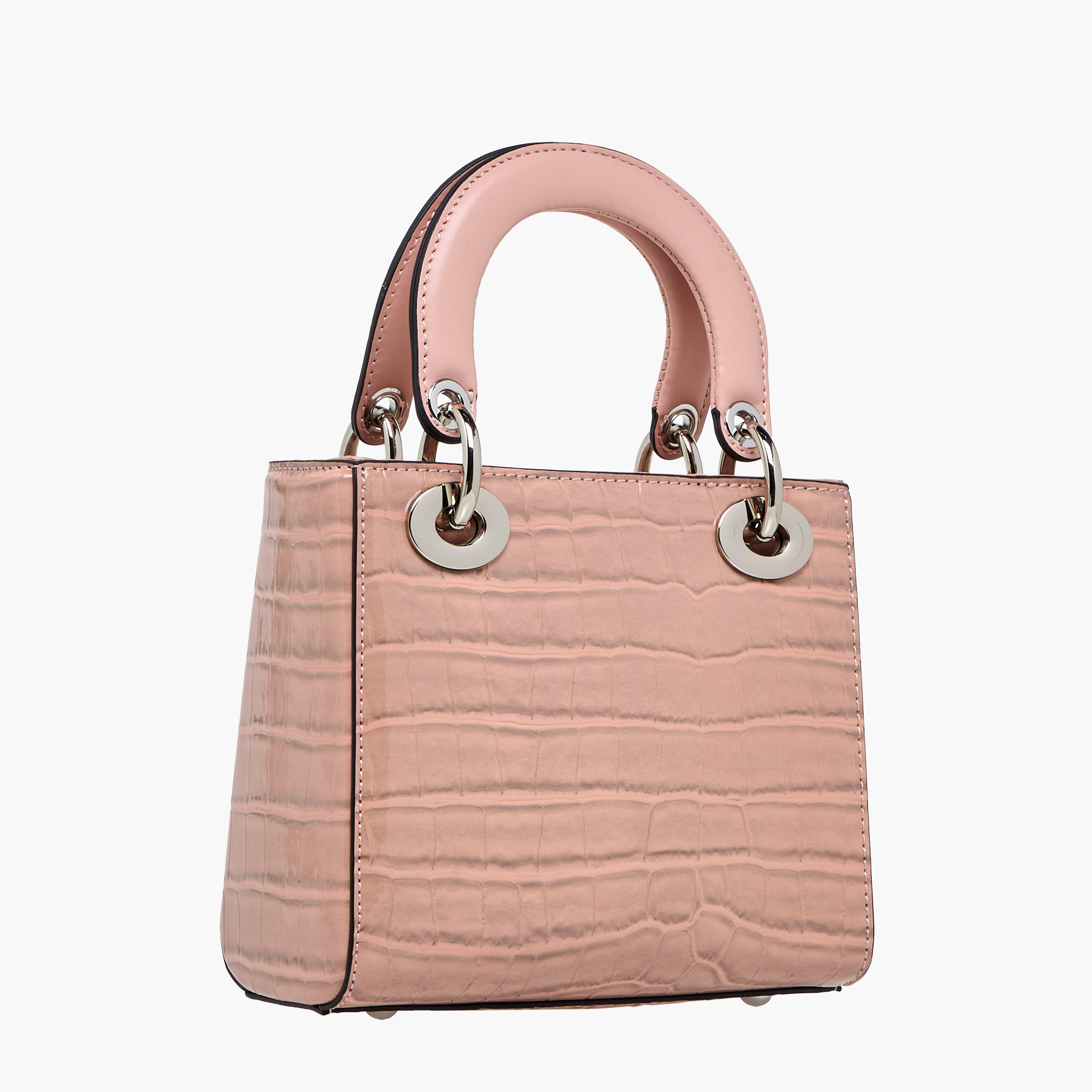 Celeste Textured Tote Bag with Detachable Strap and Button Closure-women-bagsandwallets-handbags-image-5