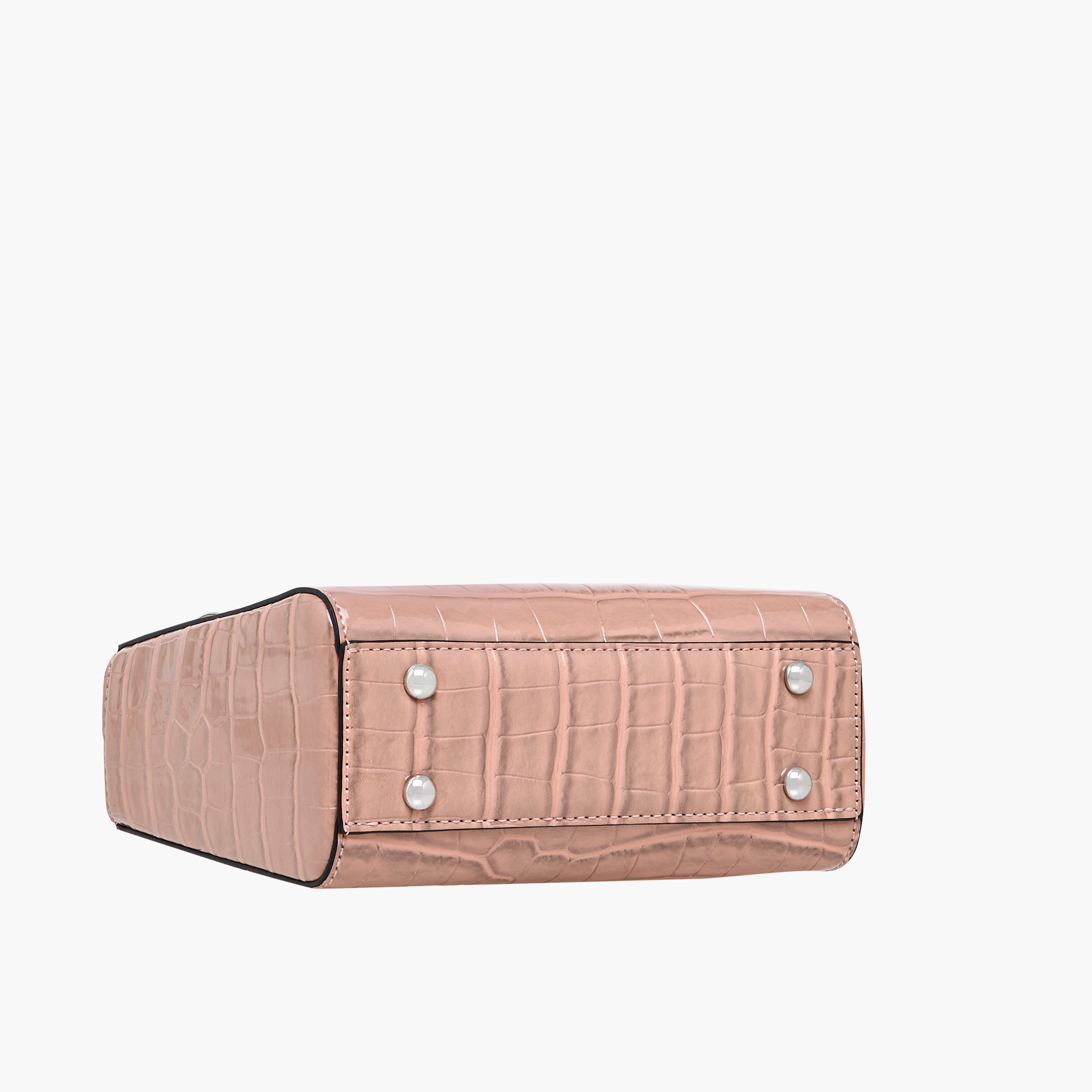 Celeste Textured Tote Bag with Detachable Strap and Button Closure-women-bagsandwallets-handbags-image-8