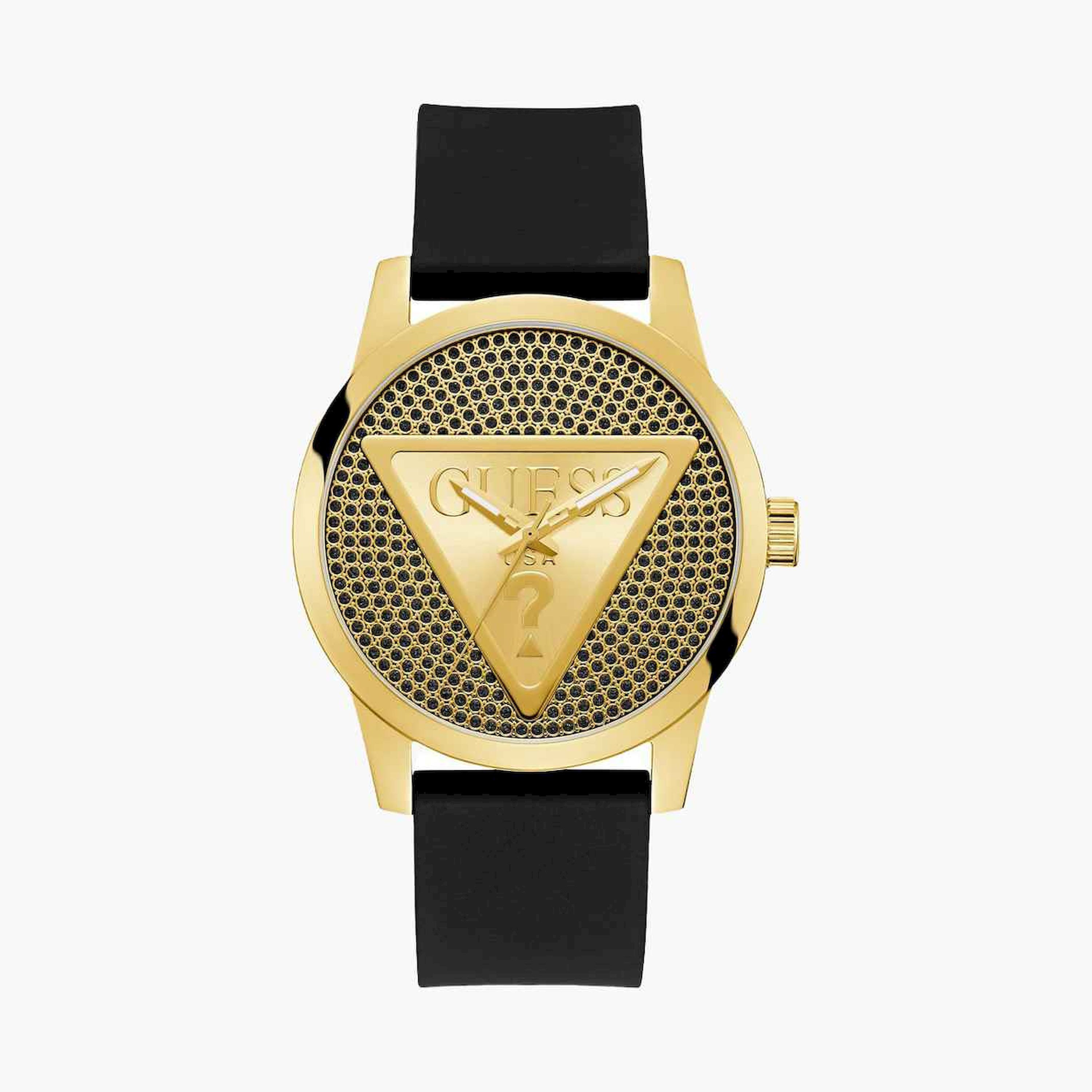 Guess Men's 44MM Black Analog Stainless Steel Strap Watch | GW0916G1-men-watchesandjewellery-watches-image-1