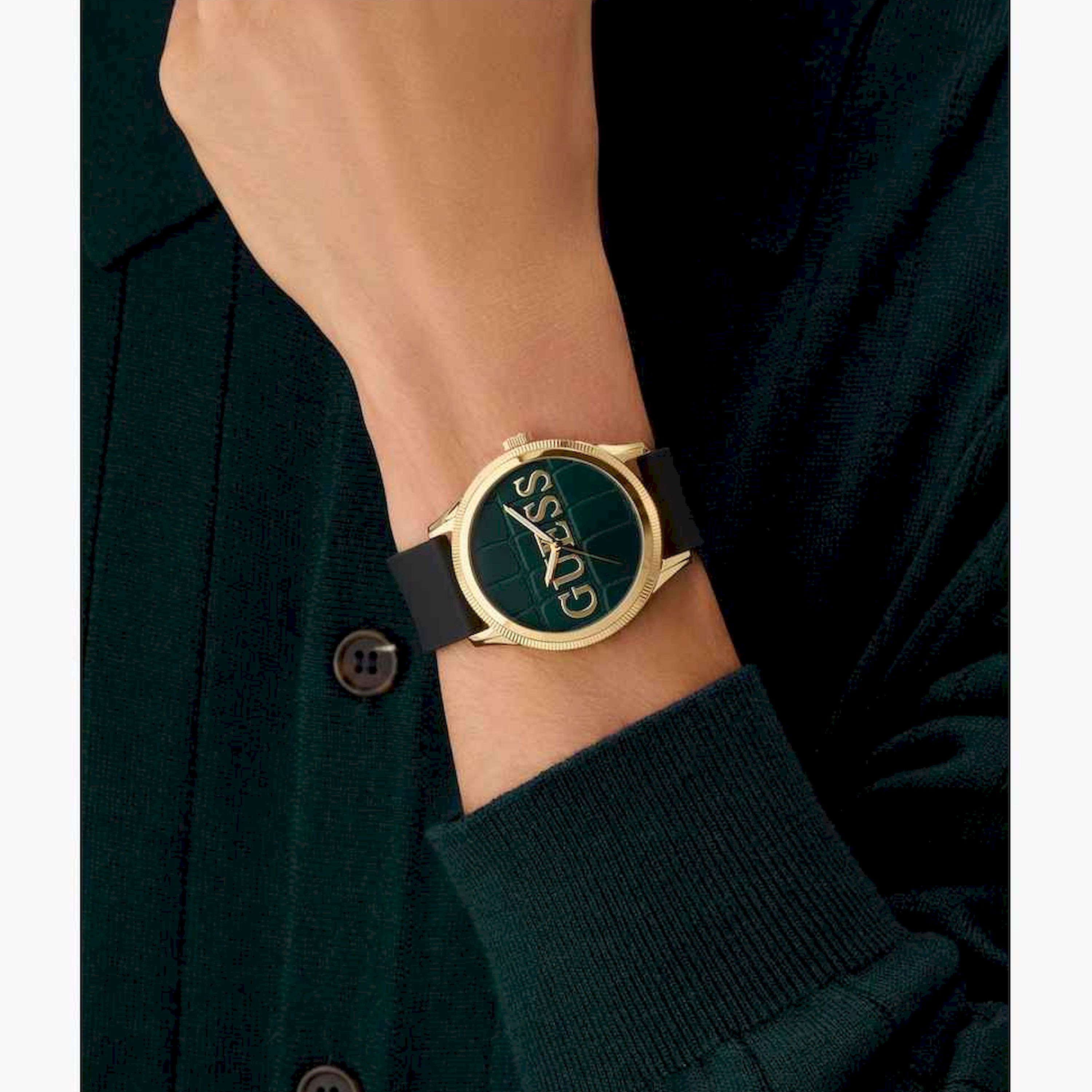 غيس- ساعة تناظرية للرجال سوار ستانلس ستيل 44مم لون أسود | GW0887G2-men-watchesandjewellery-watches-image-4