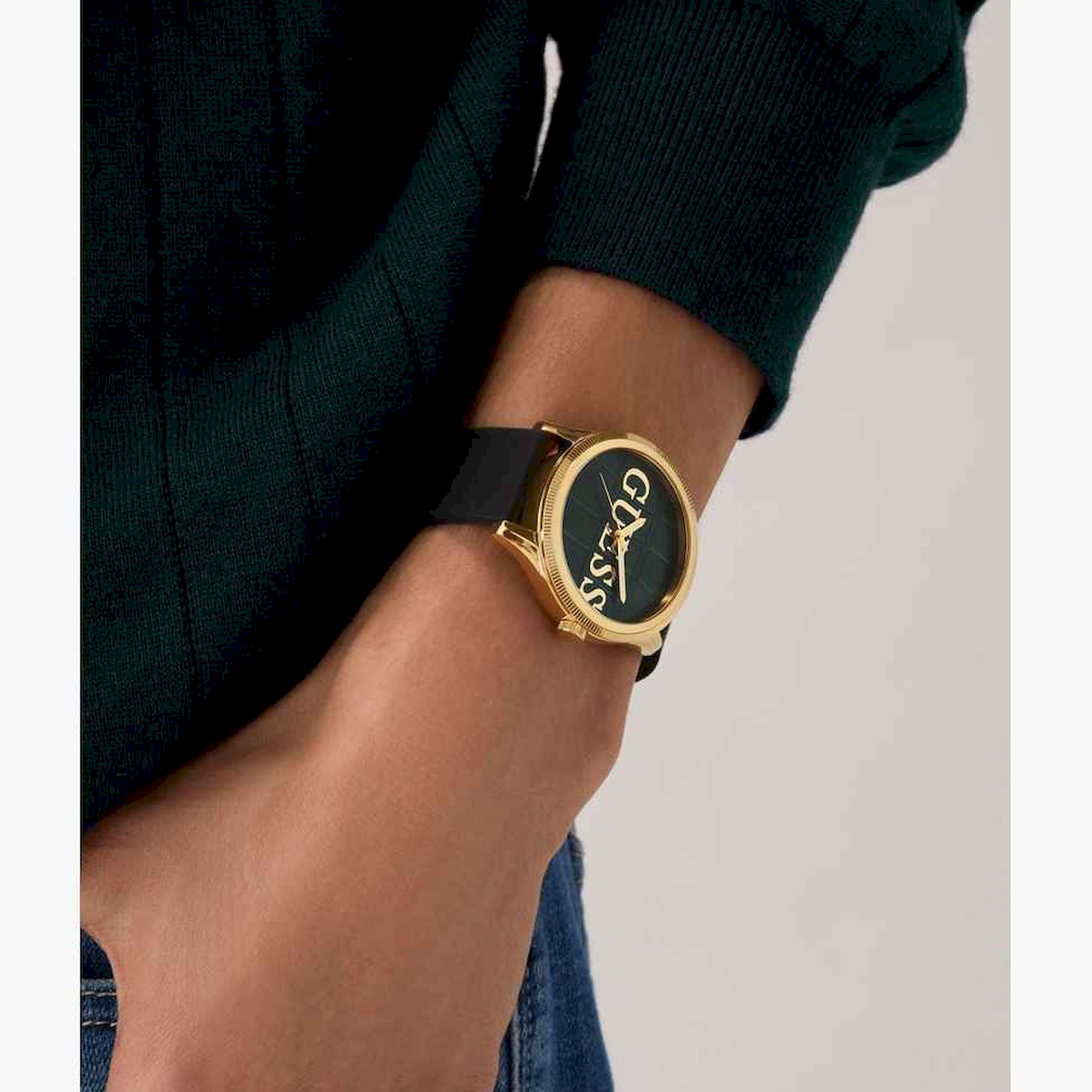 غيس- ساعة تناظرية للرجال سوار ستانلس ستيل 44مم لون أسود | GW0887G2-men-watchesandjewellery-watches-image-5