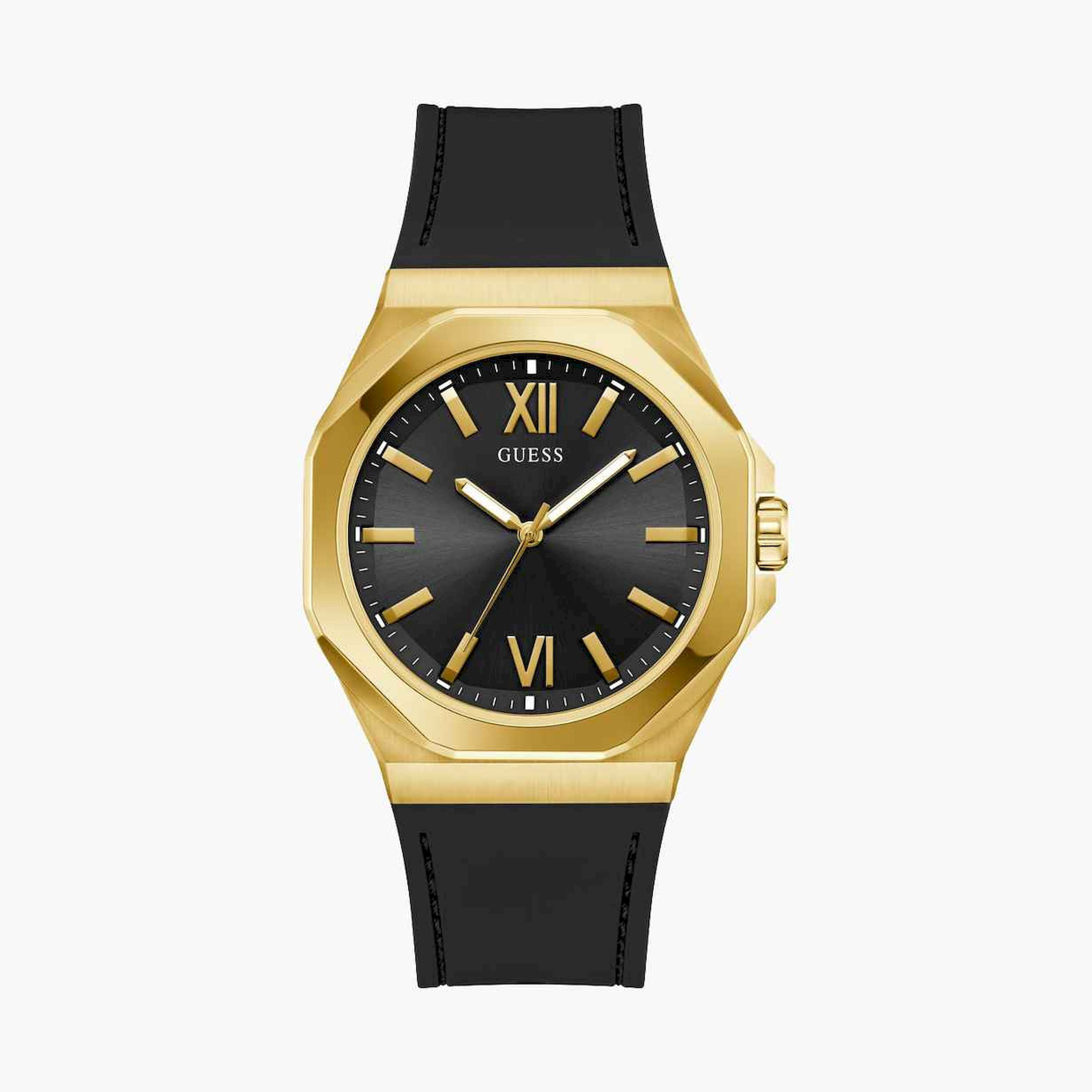 غيس- ساعة تناظرية للرجال سوار ستانلس ستيل 42مم لون أسود | GW0850G2-men-watchesandjewellery-watches-image-1