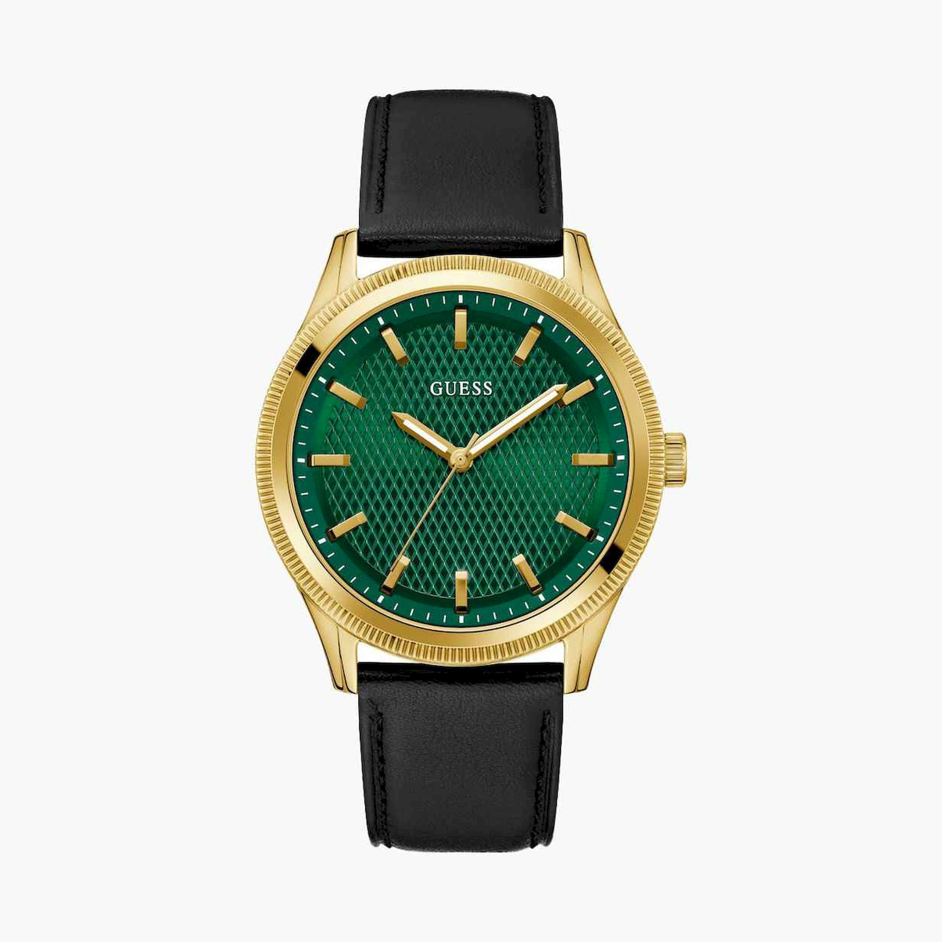 غيس- ساعة تناظرية للرجال سوار ستانلس ستيل 44مم لون أسود | GW0846G1-men-watchesandjewellery-watches-image-1