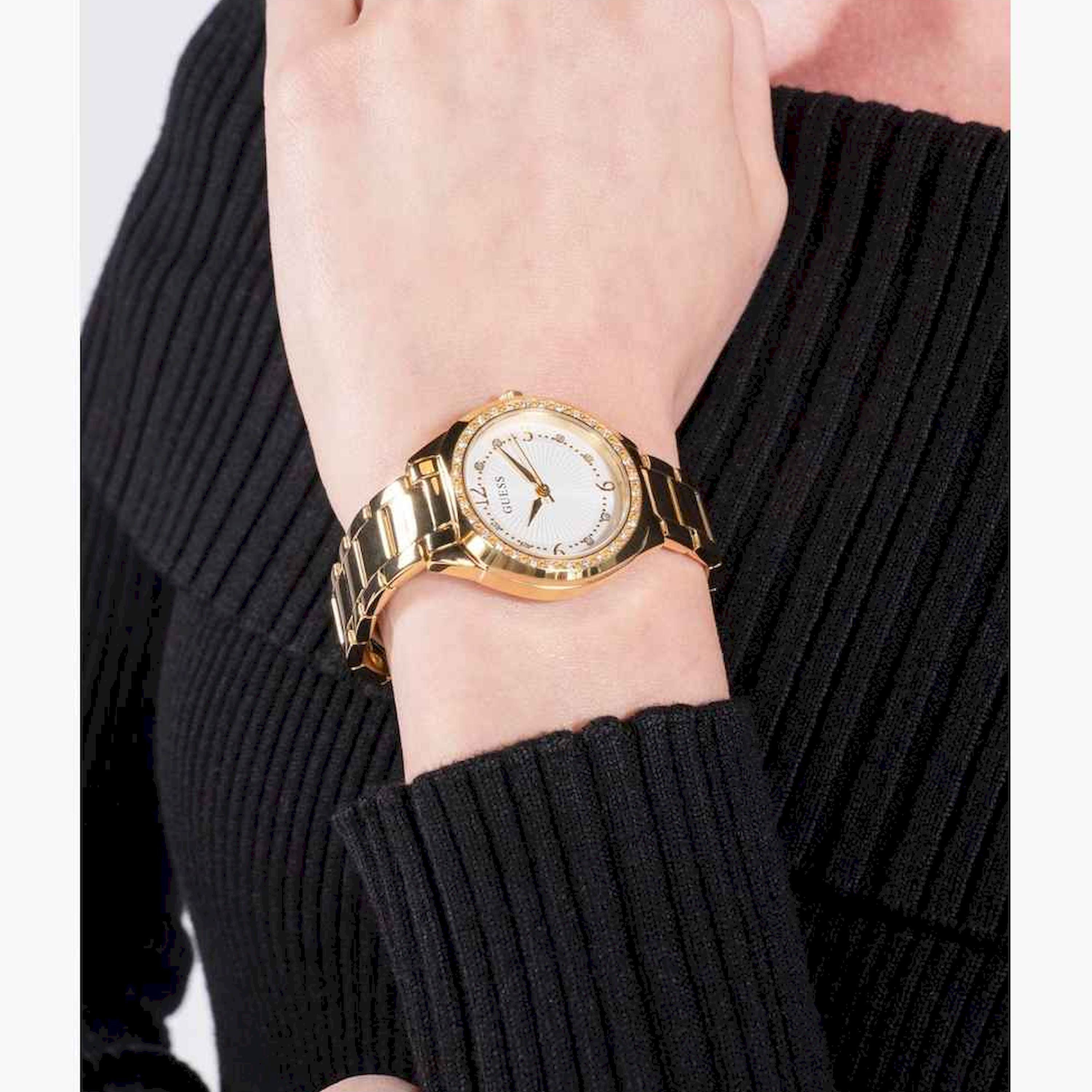Guess Women's 30MM Gold Analog Stainless Steel Strap Watch | GW0767L2-women-watchesandjewellery-watches-image-2