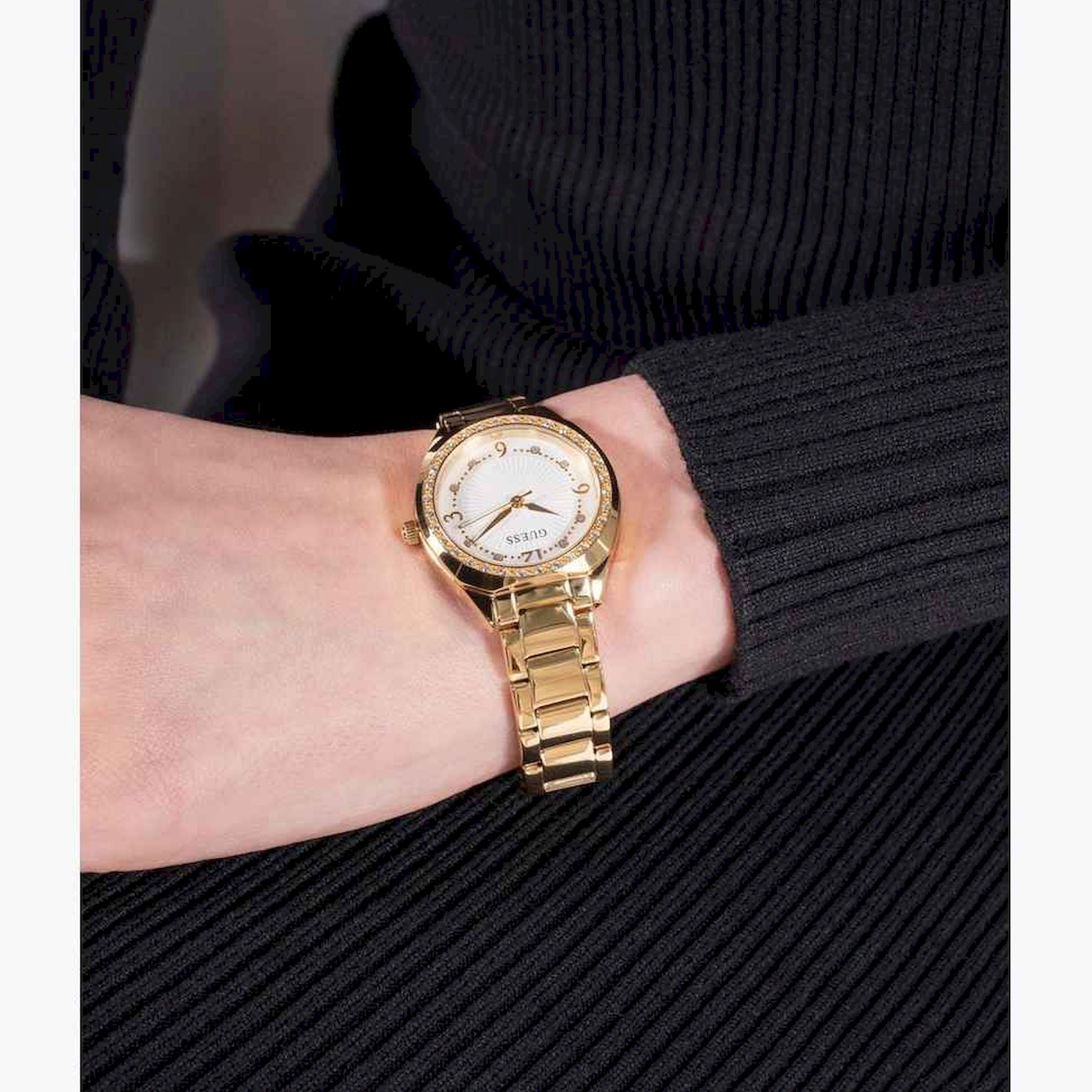 Guess Women's 30MM Gold Analog Stainless Steel Strap Watch | GW0767L2-women-watchesandjewellery-watches-image-3