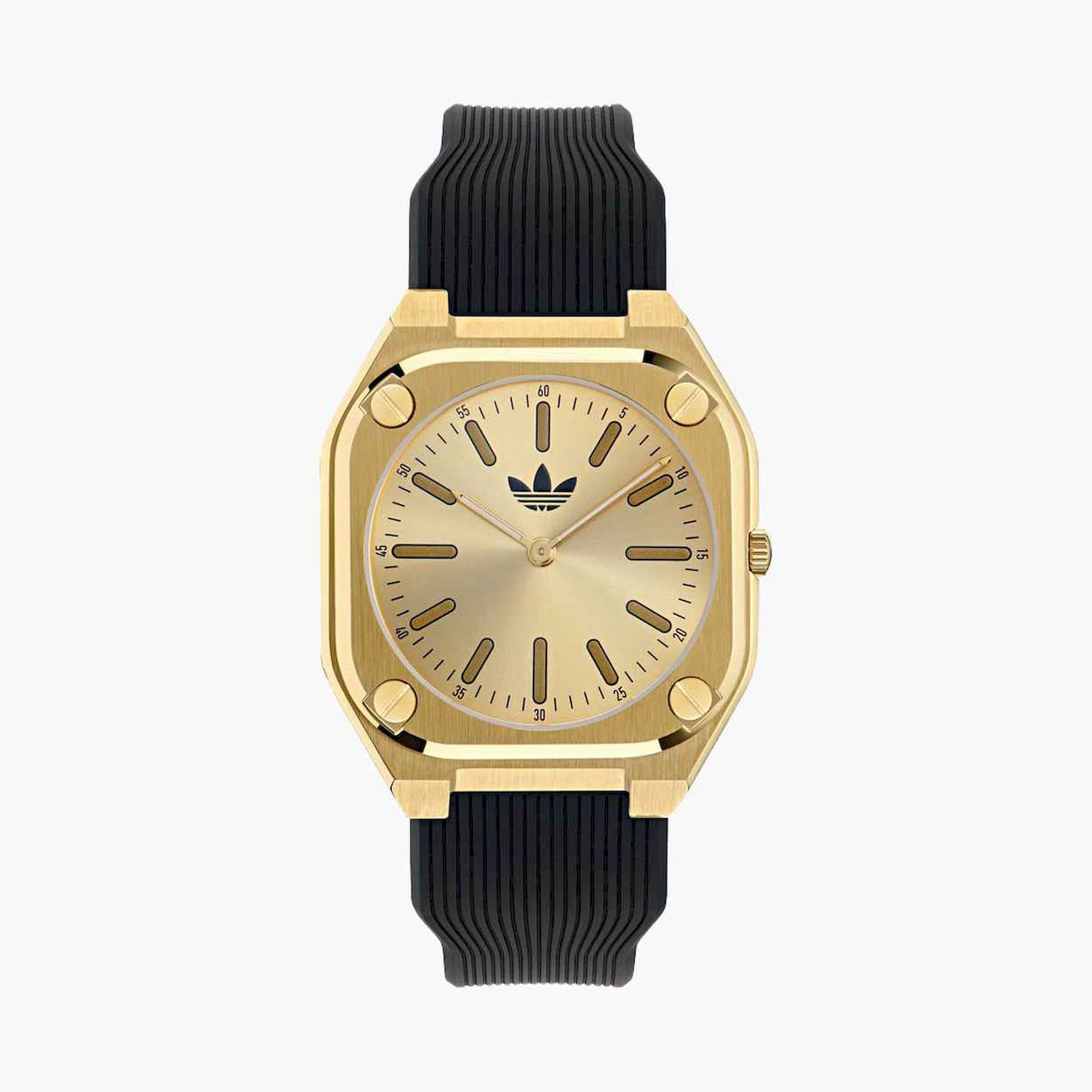 أديداس- ساعة تناظرية سوار سيليكون لون أسود | AOFH24502-men-watchesandjewellery-watches-image-1