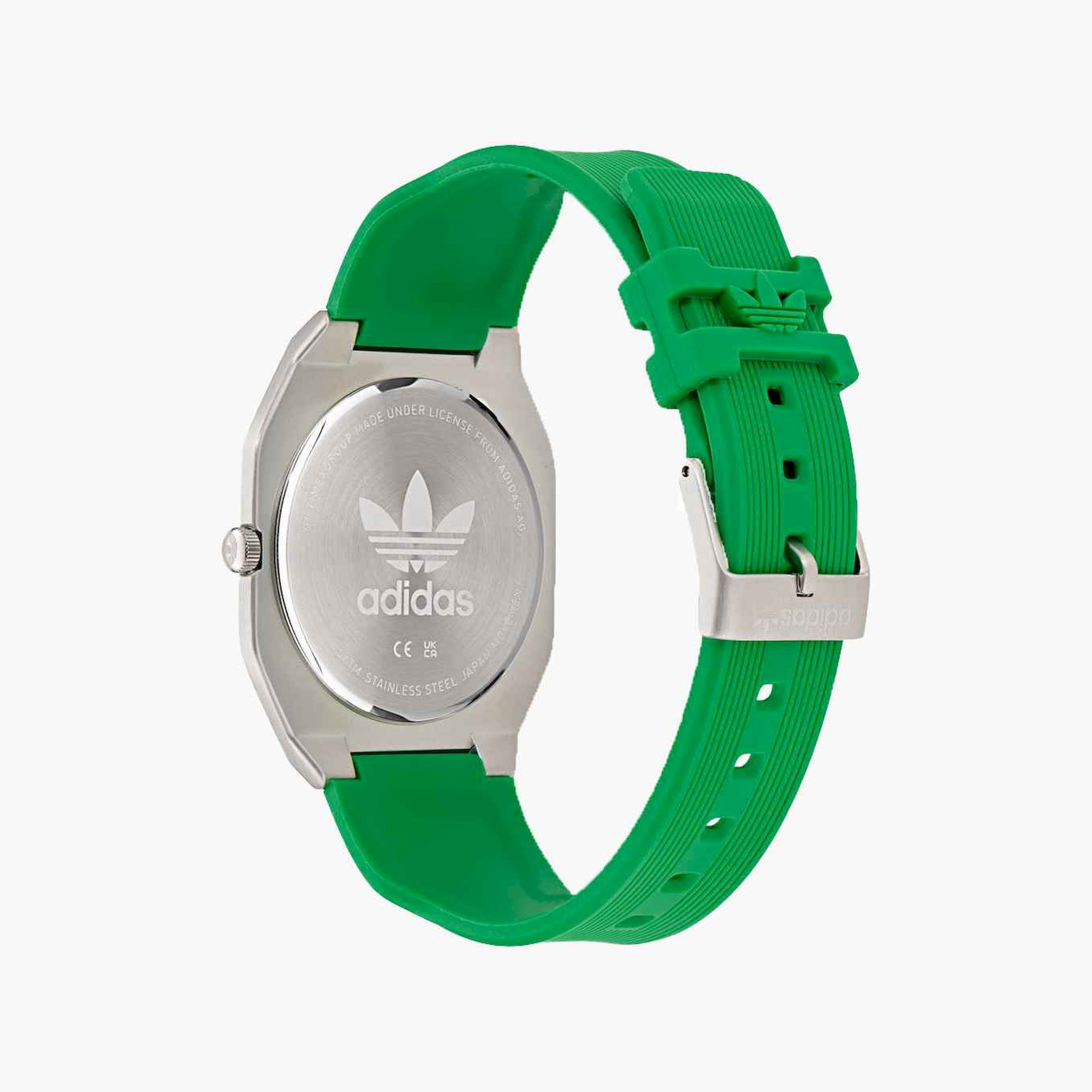 أديداس- ساعة تناظرية سوار سيليكون لون أخضر | AOFH24505-men-watchesandjewellery-watches-image-3