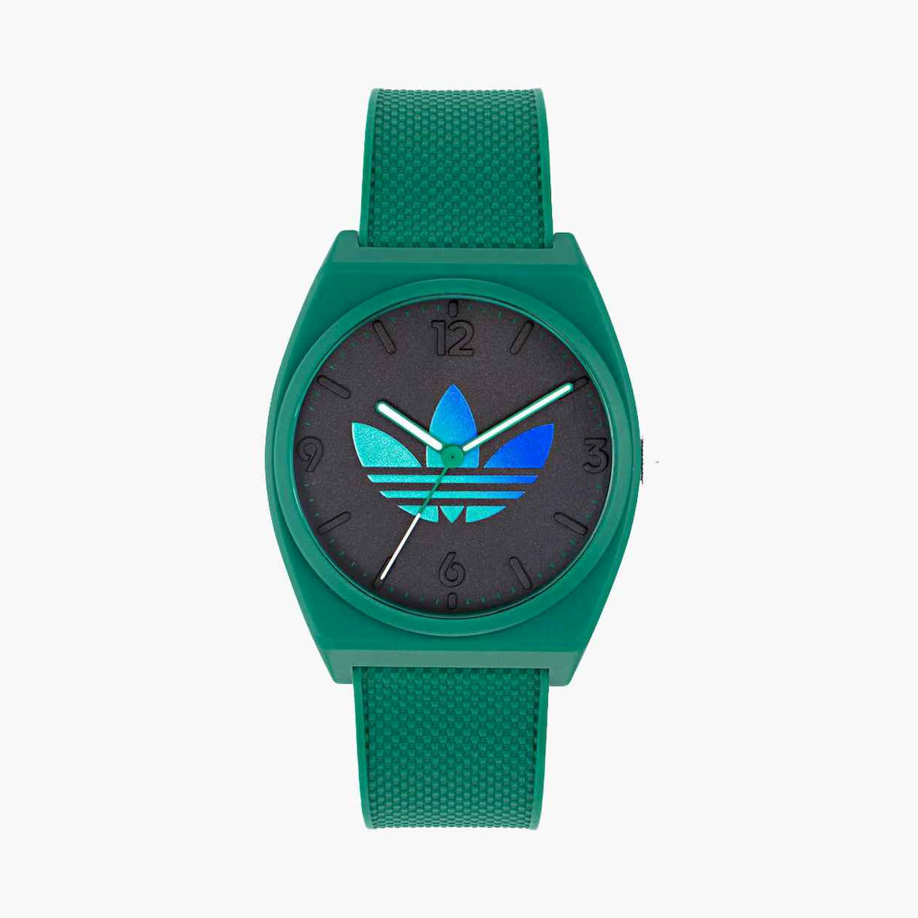 أديداس- ساعة تناظرية سوار بلاستيكي لون أخضر | AOST24552-men-watchesandjewellery-watches-image-1