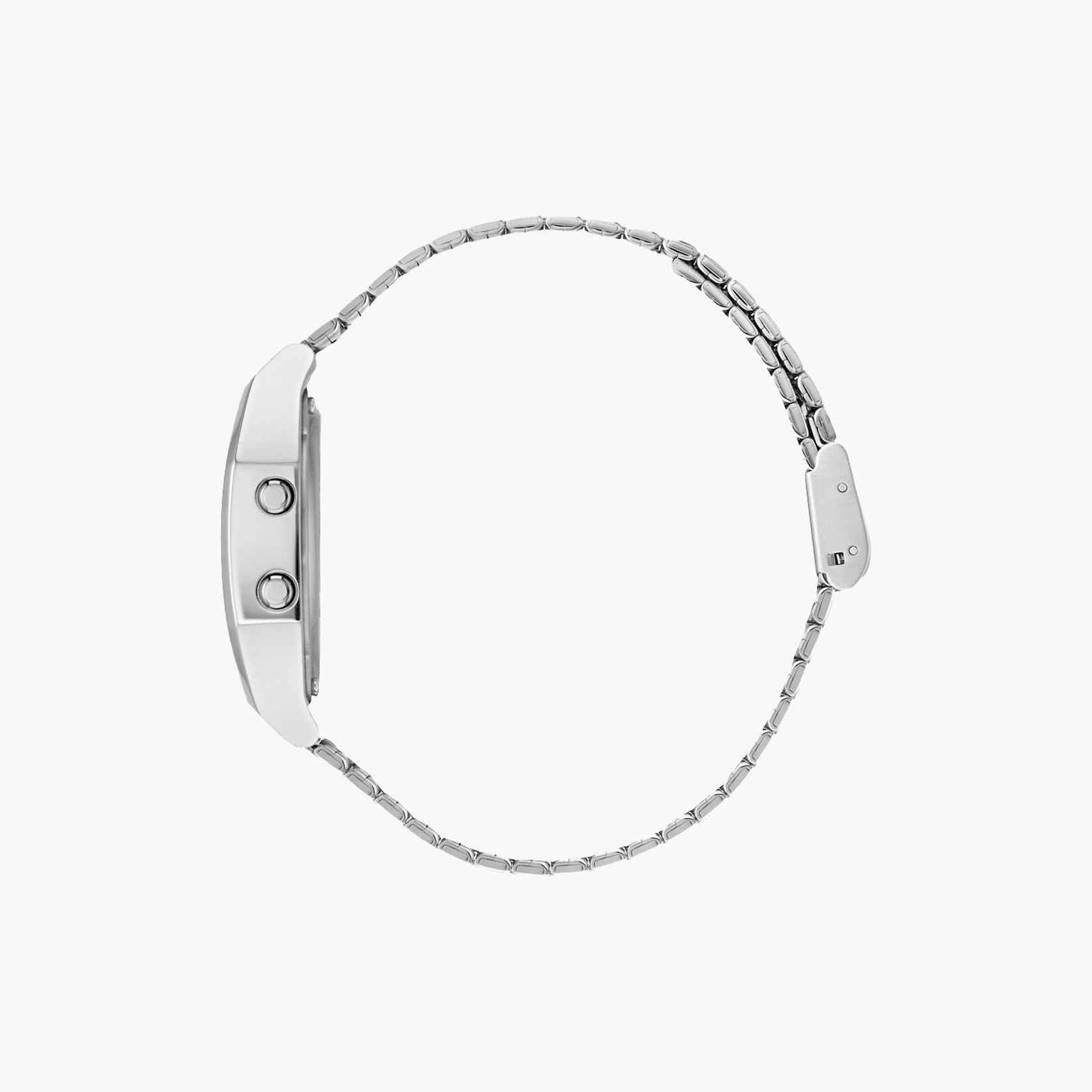 أديداس- ساعة رقمية سوار ستانلس ستيل لون فضي | AOST24557-men-watchesandjewellery-watches-image-2
