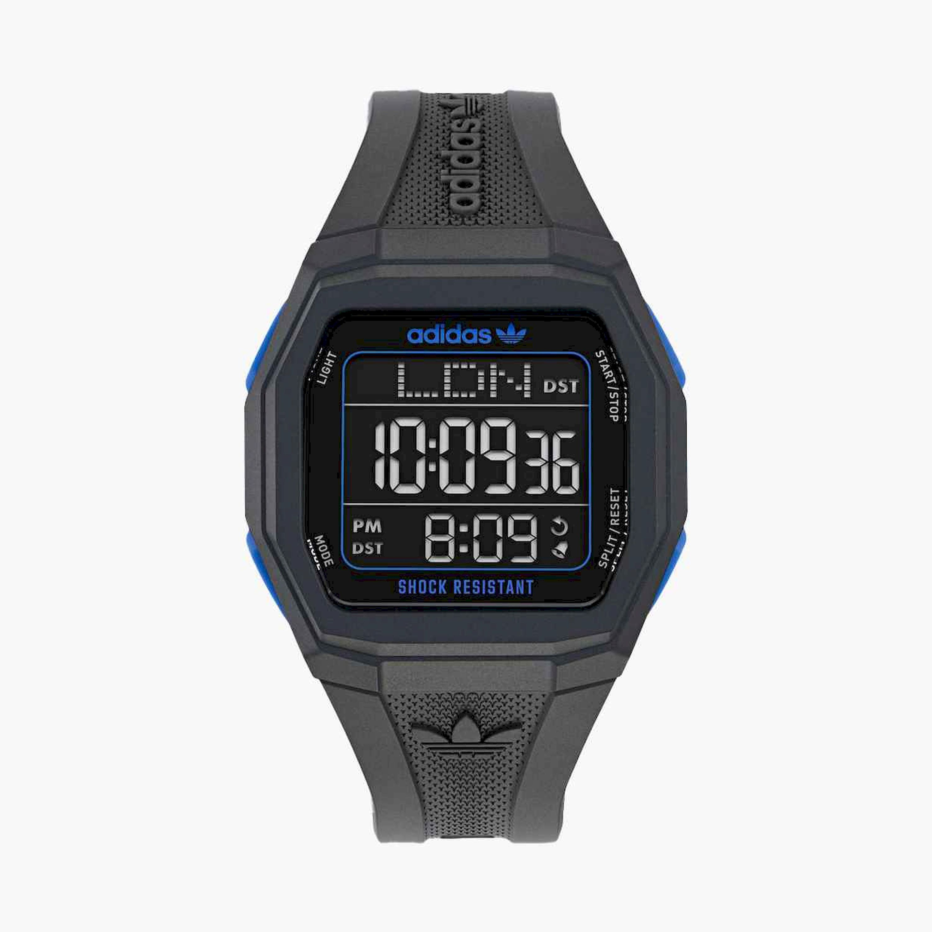 أديداس- ساعة رقمية سوار بلاستيكي لون أسود | AOST24564-men-watchesandjewellery-watches-image-1