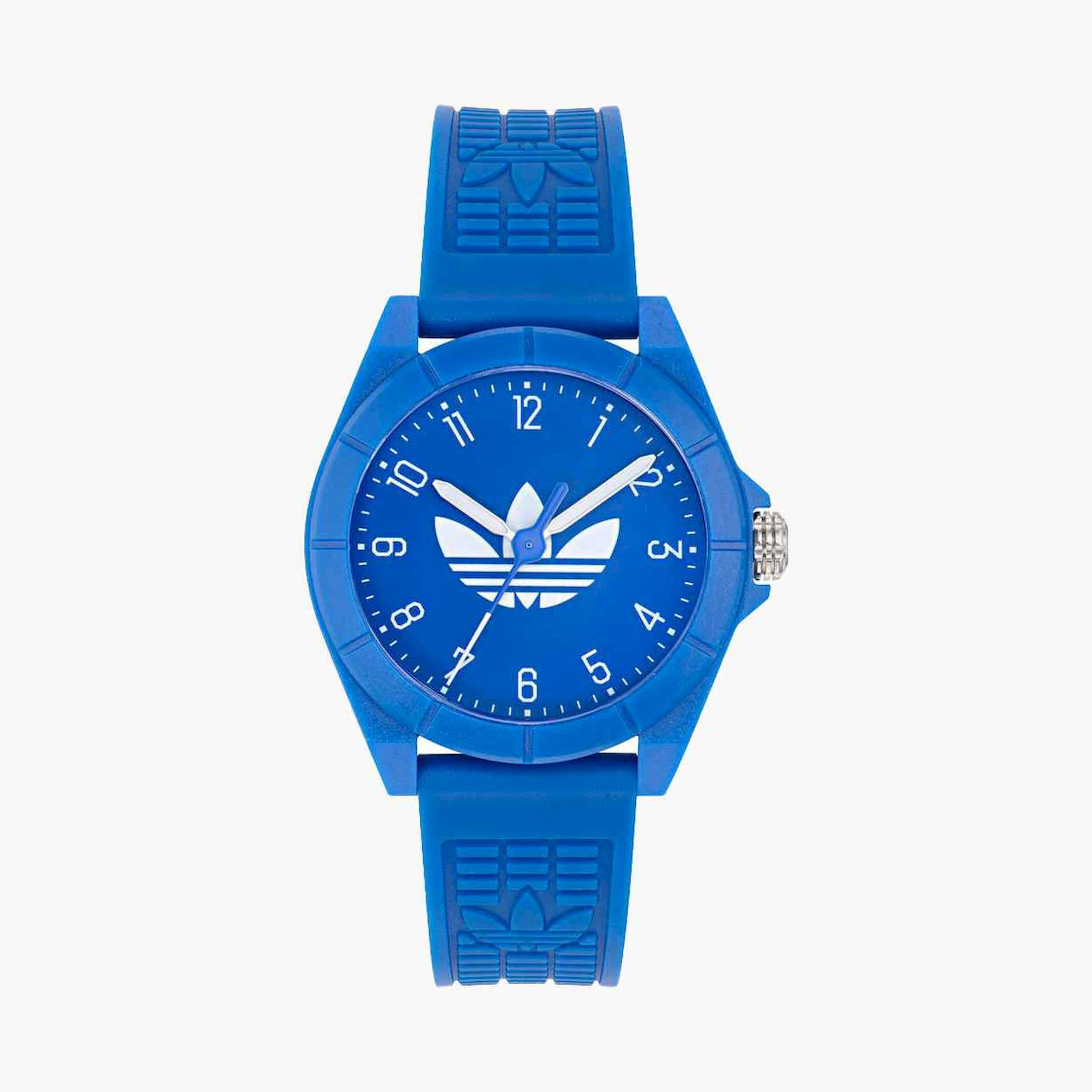 أديداس- ساعة تناظرية سوار بلاستيكي لون أزرق | AOST24571-men-watchesandjewellery-watches-image-1