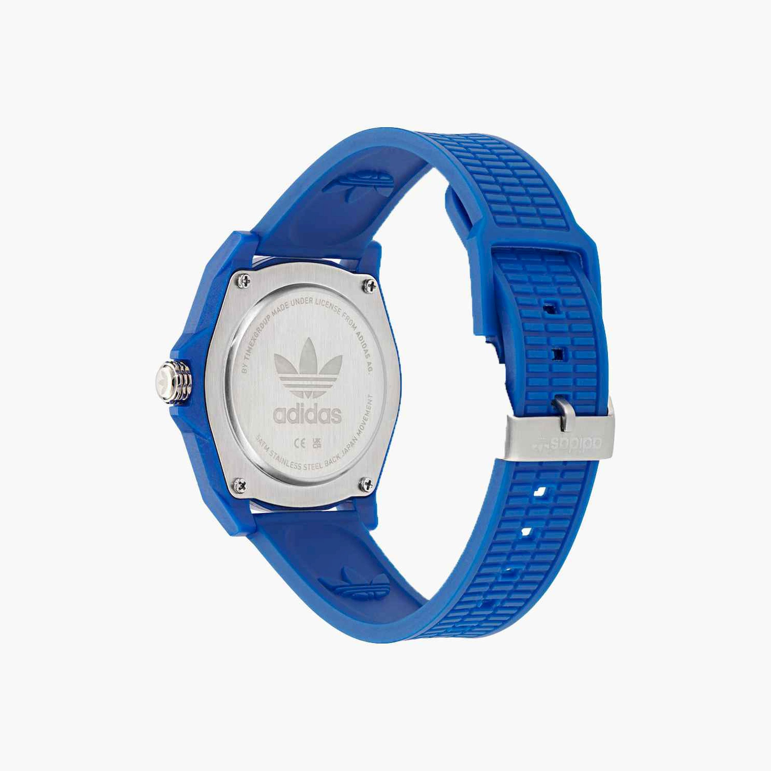 أديداس- ساعة تناظرية سوار بلاستيكي لون أزرق | AOST24571-men-watchesandjewellery-watches-image-3