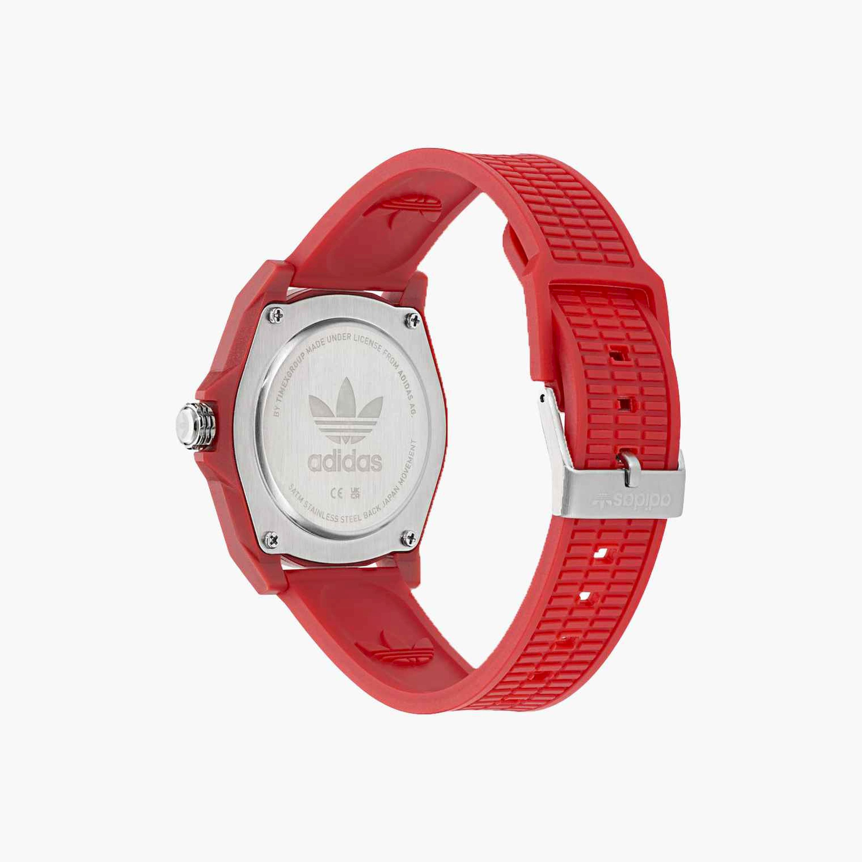أديداس- ساعة تناظرية سوار بلاستيكي لون أزرق | AOST24571-men-watchesandjewellery-watches-image-3
