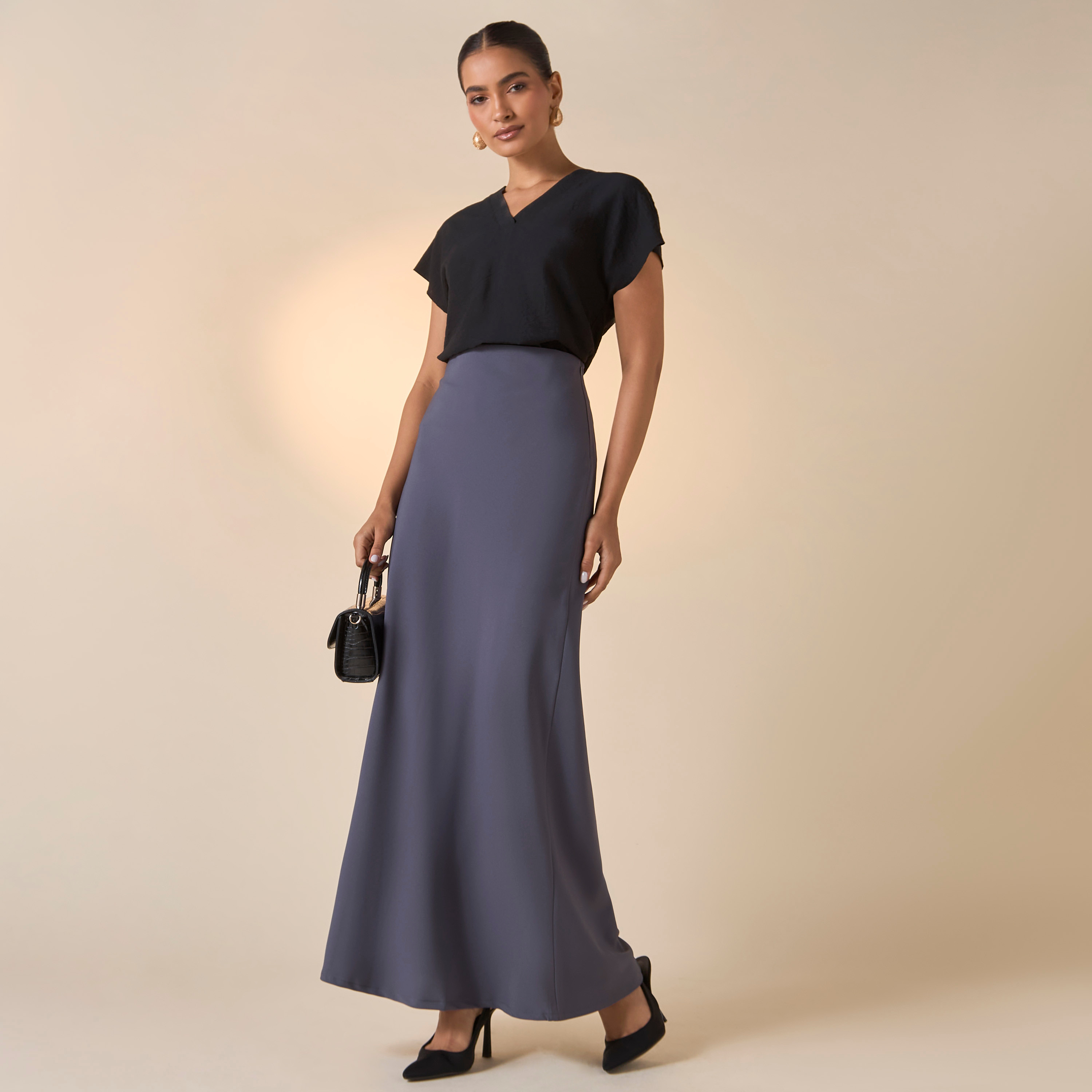 Golden Apple Solid Skirt with Zip Closure-women-clothing-bottoms-skirts-image-6