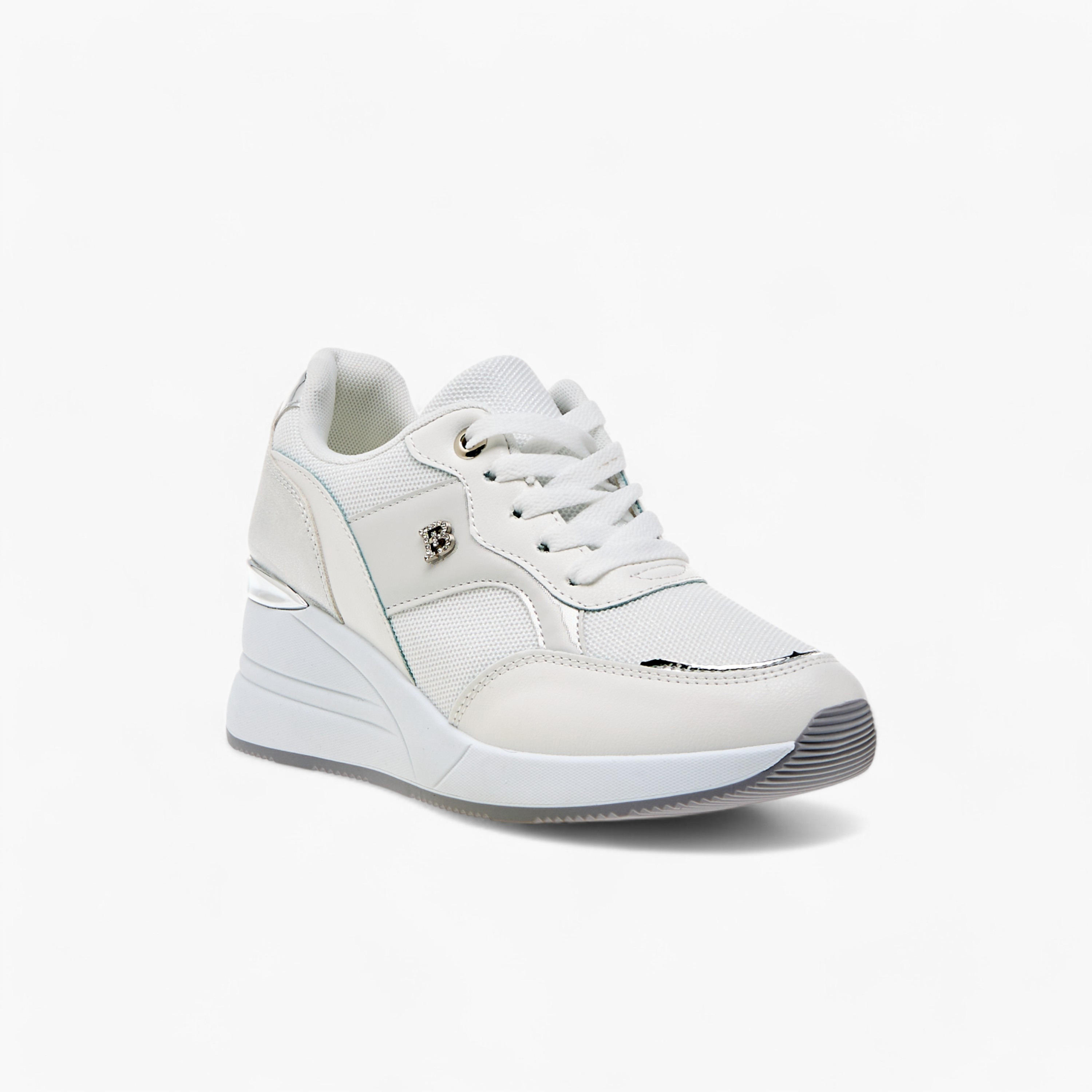 Flora Bella Panelled Sneakers with Lace-Up Closure-women-shoes-sneakers-image-2