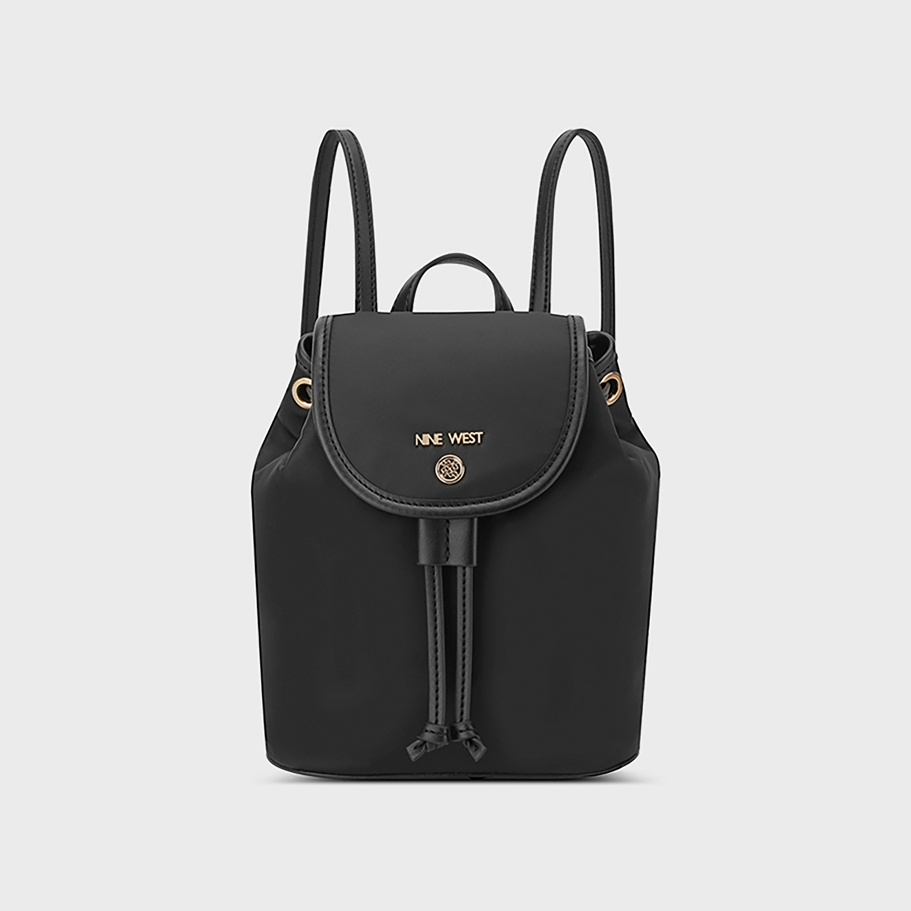 Nine West Plain Bucket Backpack with Zipper Closure and Adjustable Strap-women-bagsandwallets-backpacks-image-1