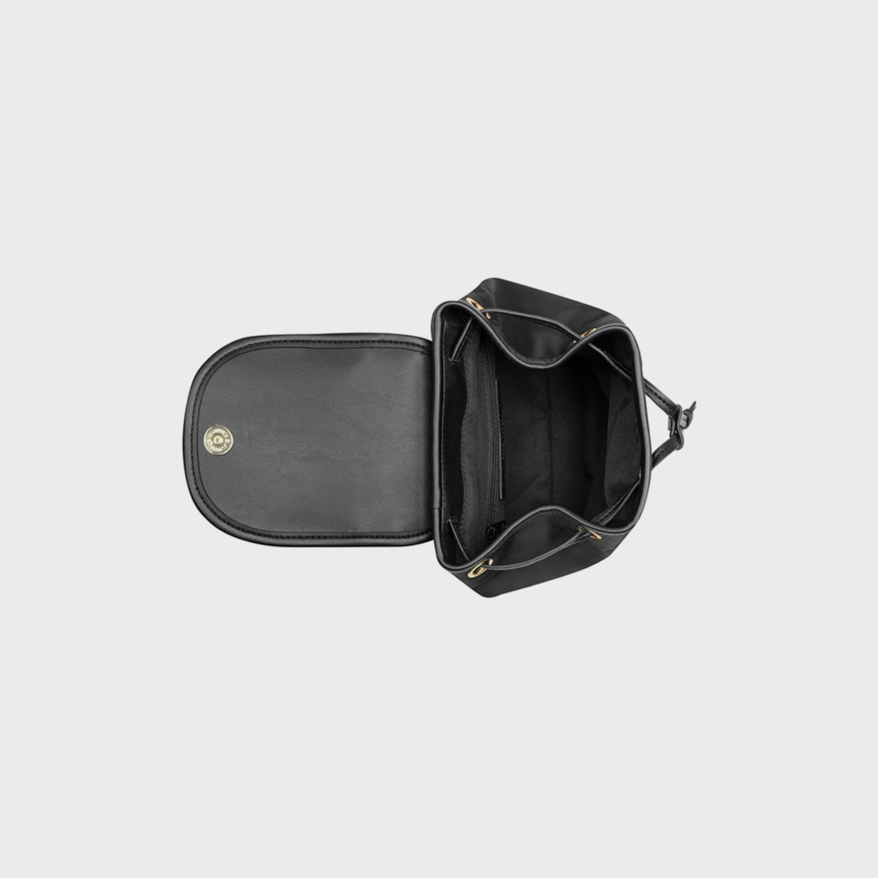 Nine West Plain Bucket Backpack with Zipper Closure and Adjustable Strap-women-bagsandwallets-backpacks-image-3