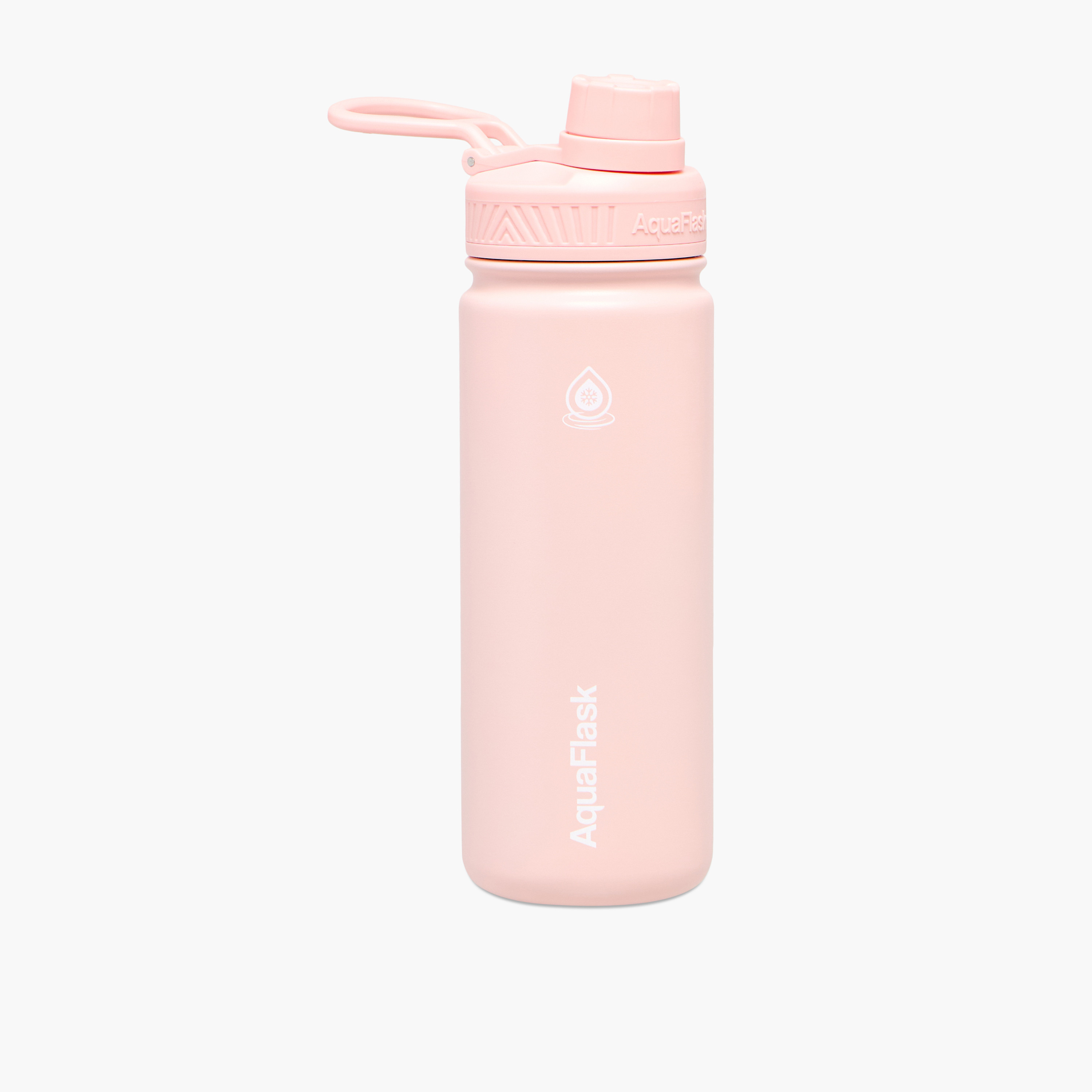 قارورة مياه ستانلس ستيل بقشّة ومقبض وطبعات - 532 مل-school-waterbottles-image-1