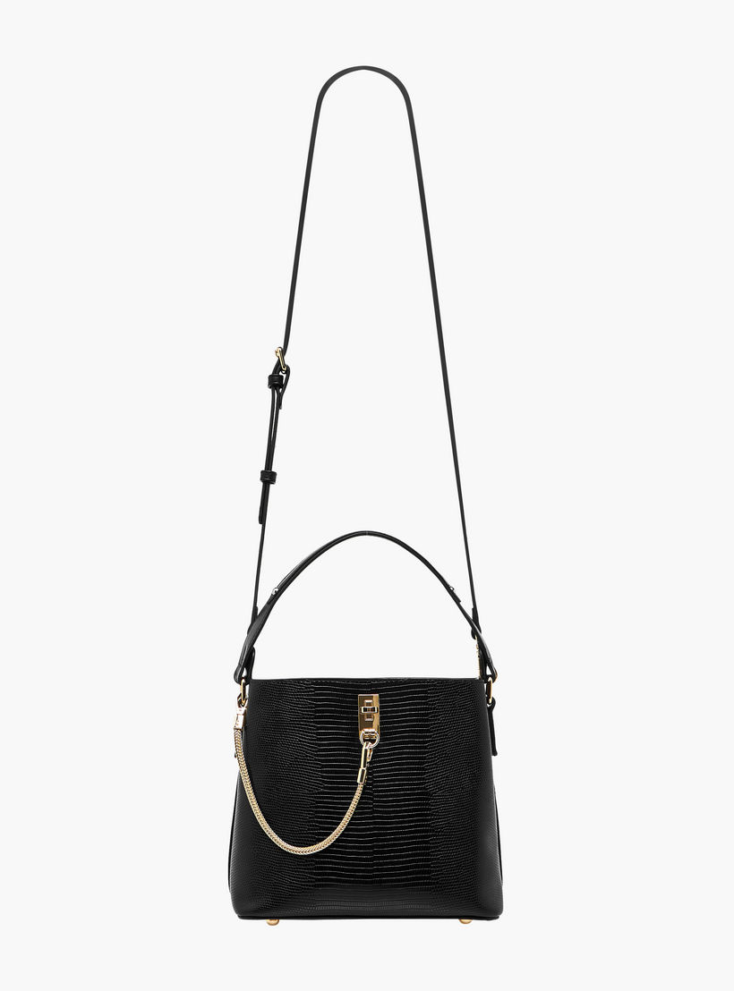 Celeste Textured Shoulder Bag with Zip Closure-women-bagsandwallets-handbags-image-3