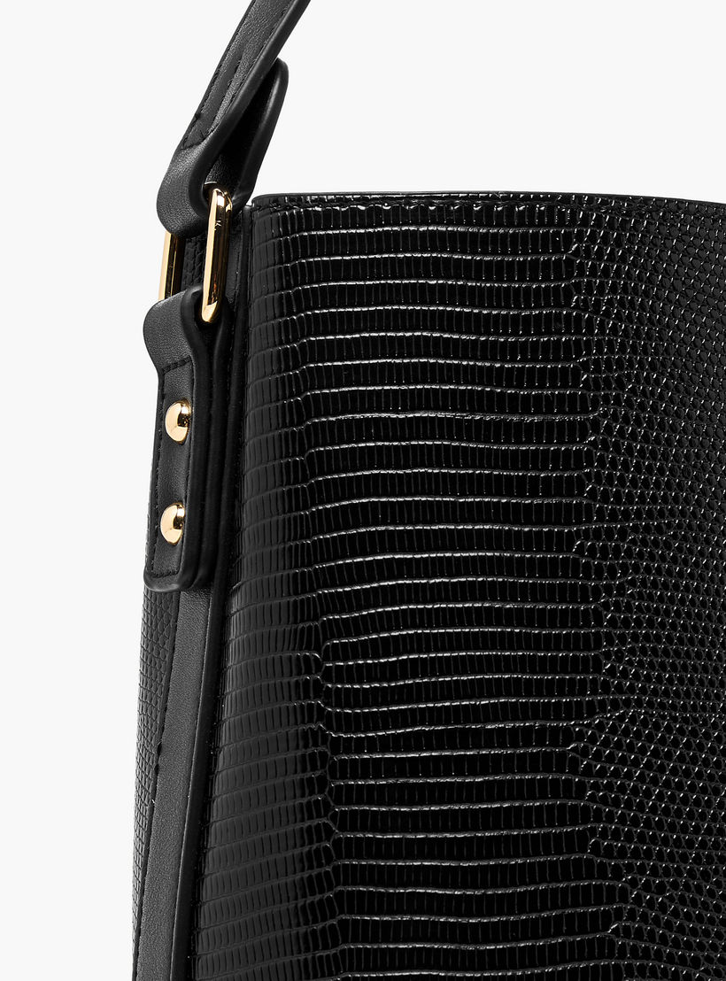 Celeste Textured Shoulder Bag with Zip Closure-women-bagsandwallets-handbags-image-7