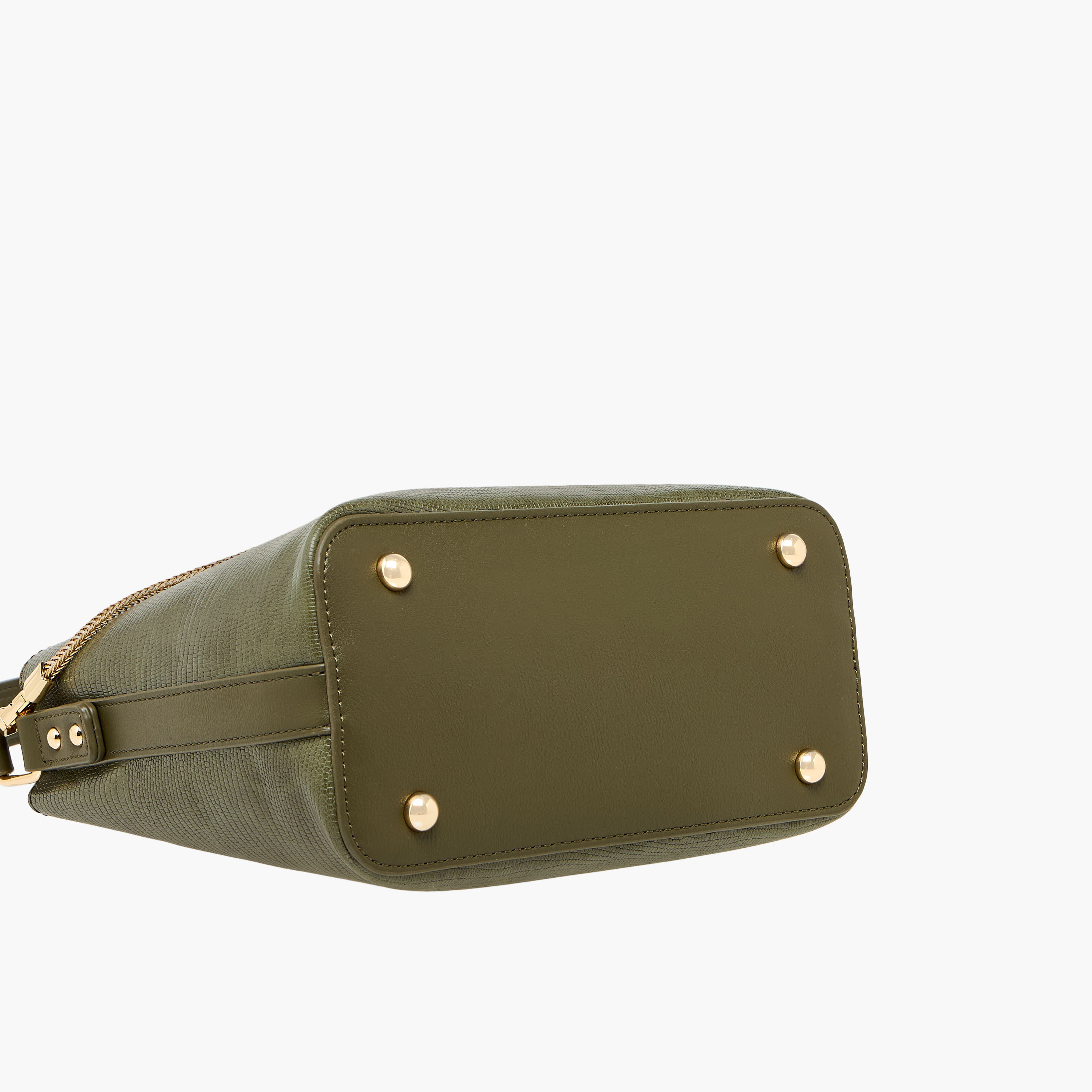 Celeste Textured Shoulder Bag with Zip Closure-women-bagsandwallets-handbags-image-8