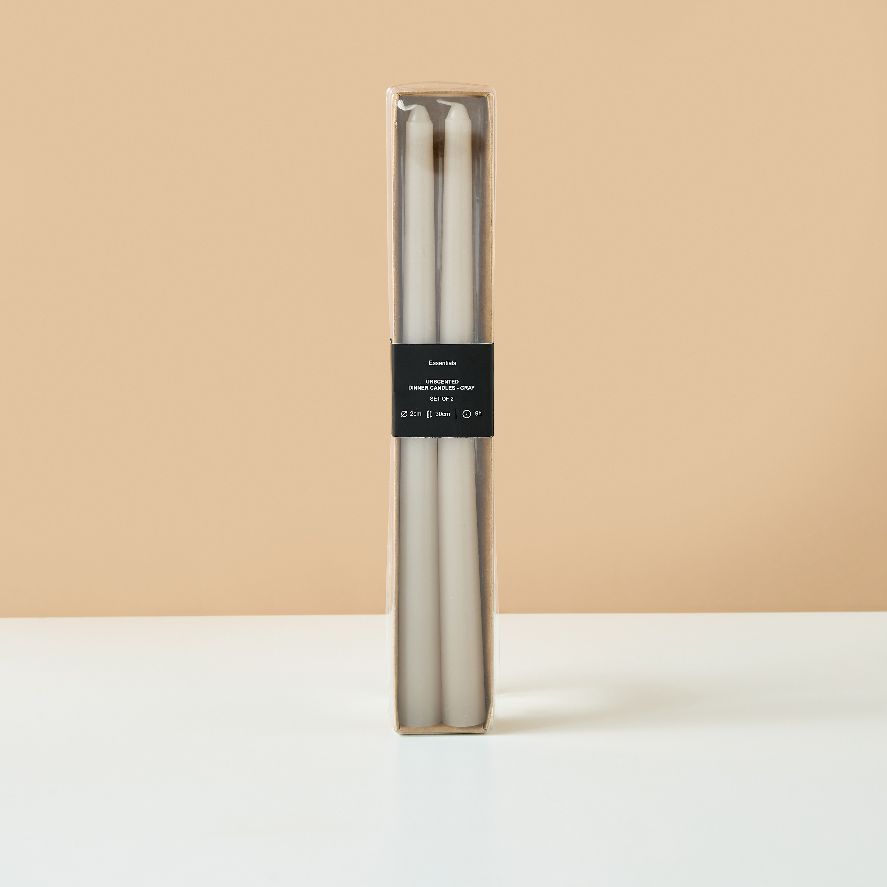 Essentials 2-Piece Unscented Taper Candle Set-household-homefragrance-candles-image-5