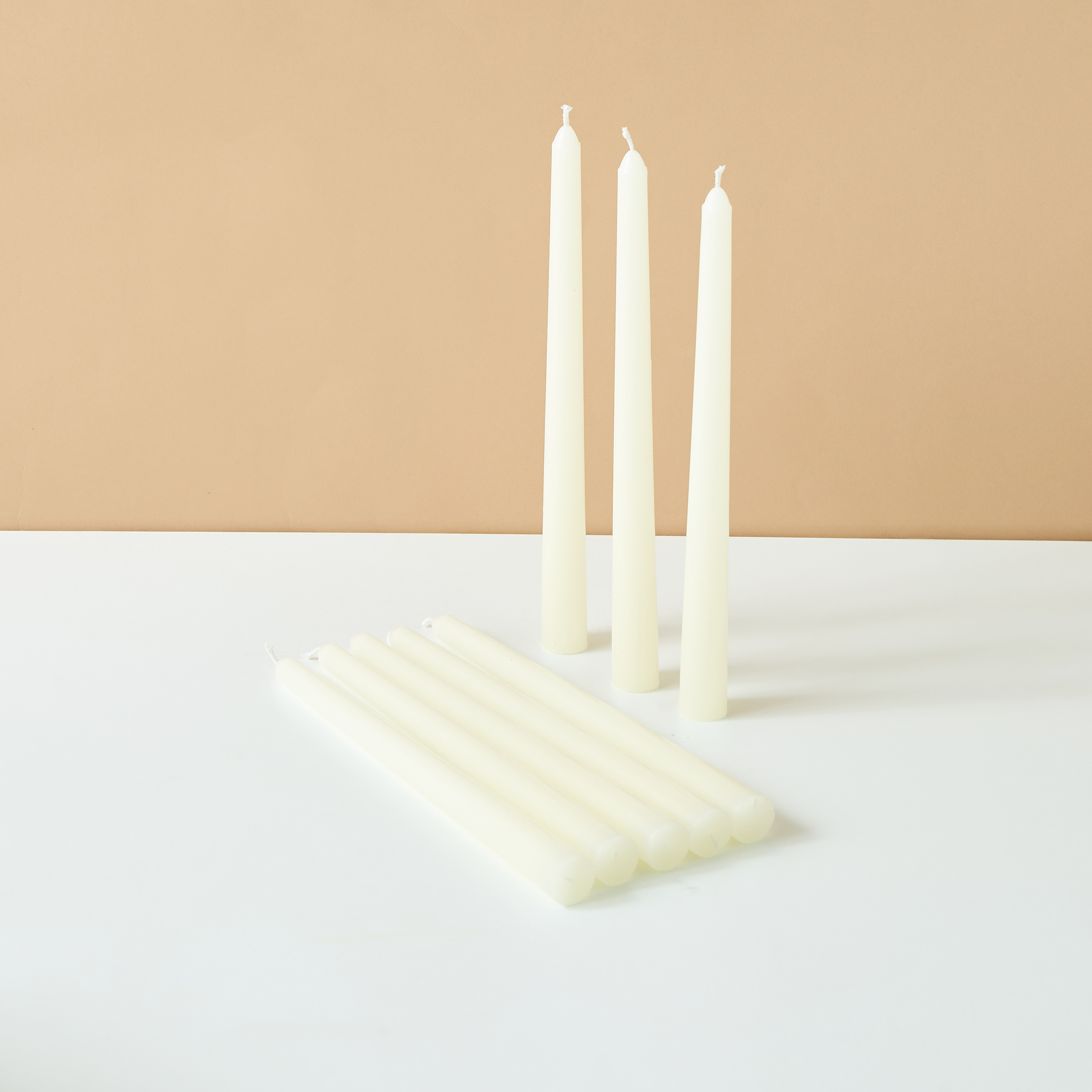 Unscented Taper Candle - Set of 8-household-homefragrance-candles-image-3